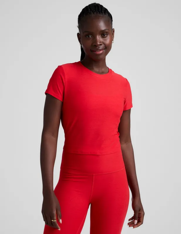 Featherweight Cropped Tee sold by Beyond Yoga
