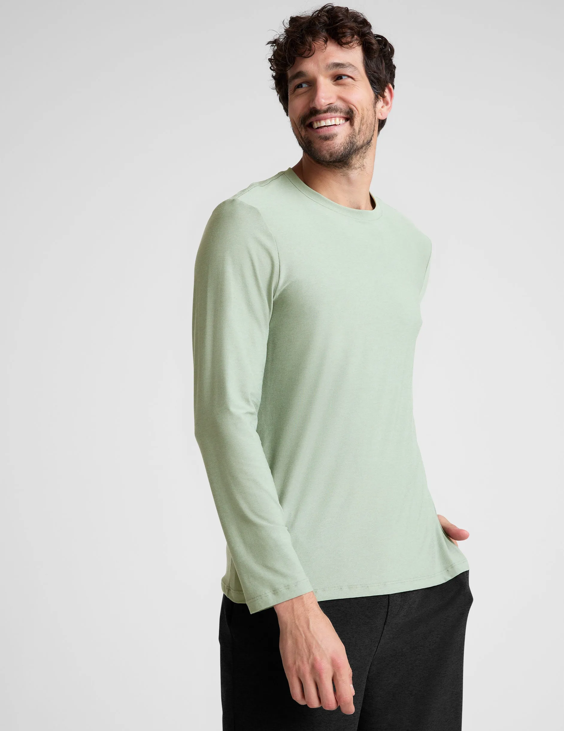 Always Beyond Men's Long Sleeve Crew 2.0 sold by Beyond Yoga product image thumbnail 3
