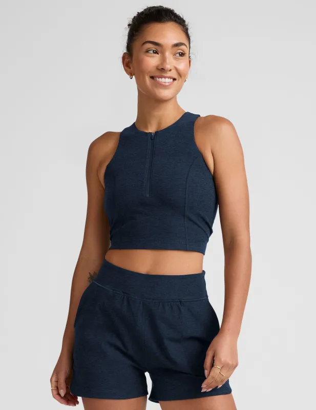 Spacedye Move Up Cropped Tank sold by Beyond Yoga