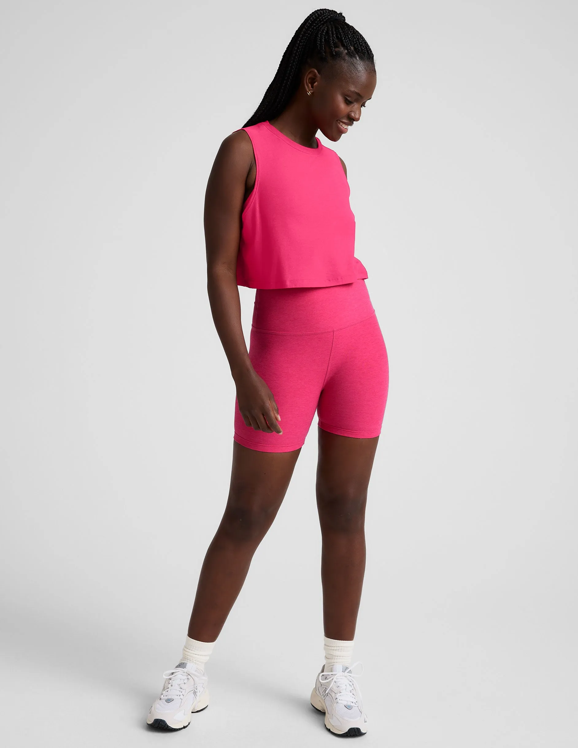 Featherweight Minimal Cropped Tank sold by Beyond Yoga product image thumbnail 5