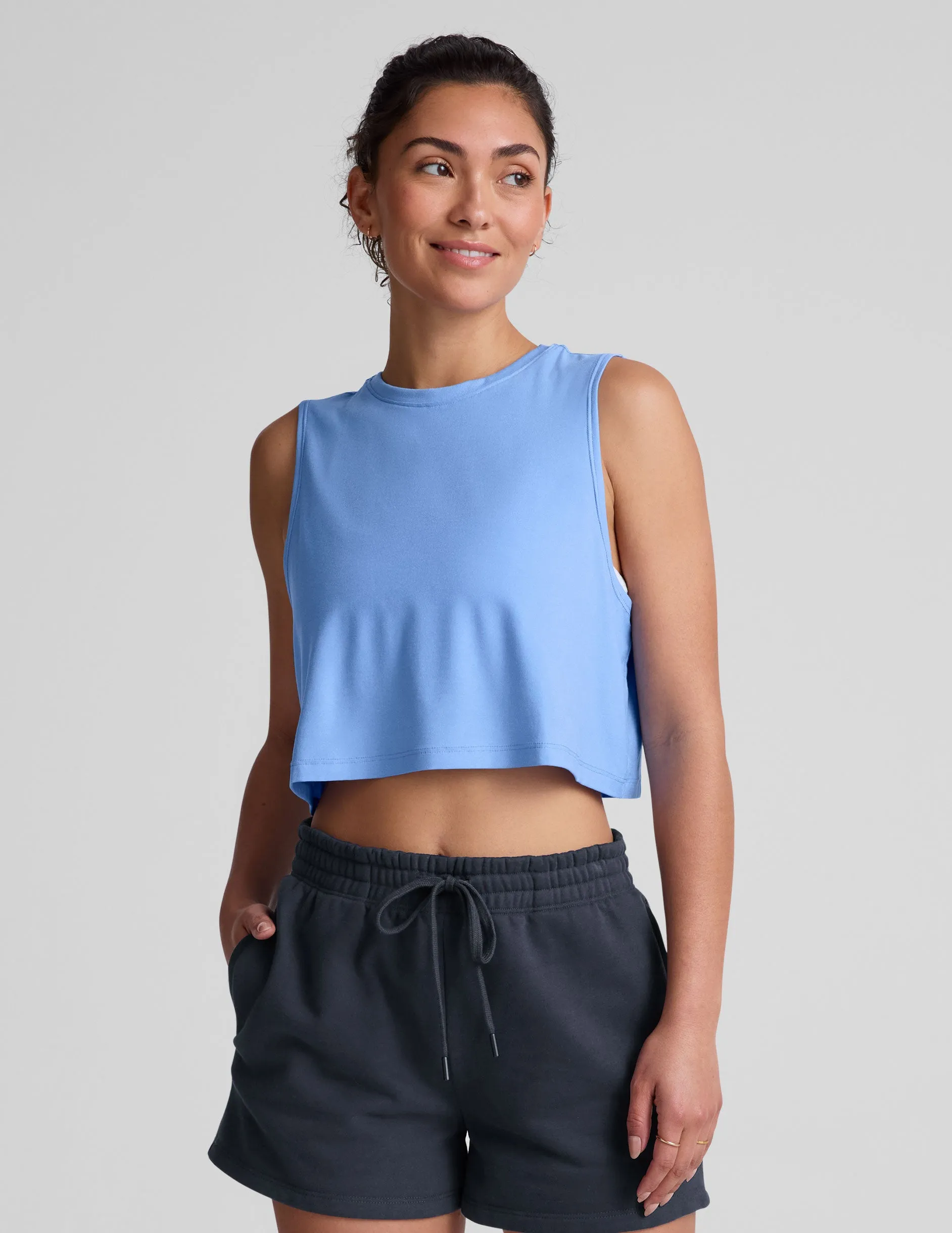 Featherweight Minimal Cropped Tank sold by Beyond Yoga product image thumbnail 2