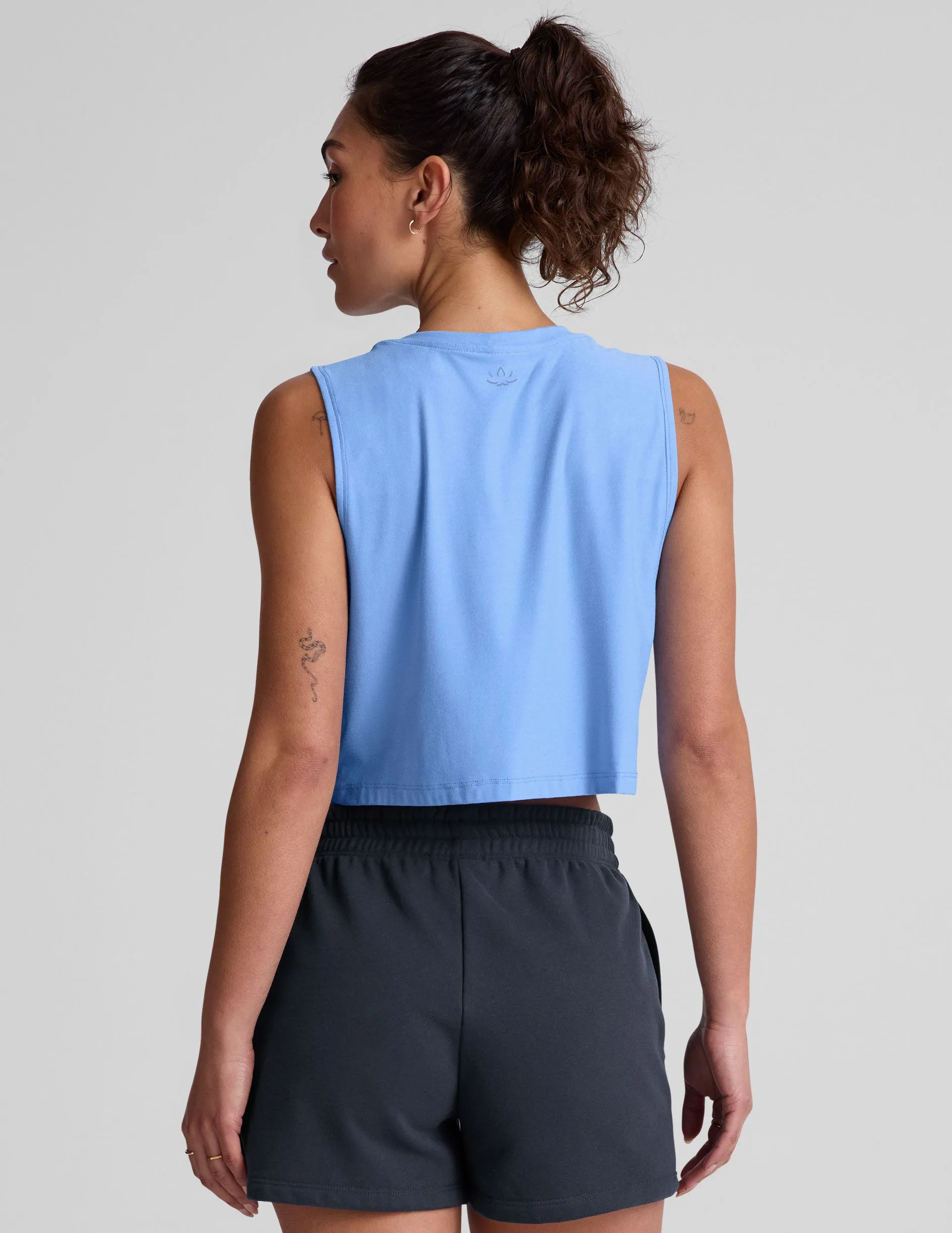 Featherweight Minimal Cropped Tank sold by Beyond Yoga product image thumbnail 4