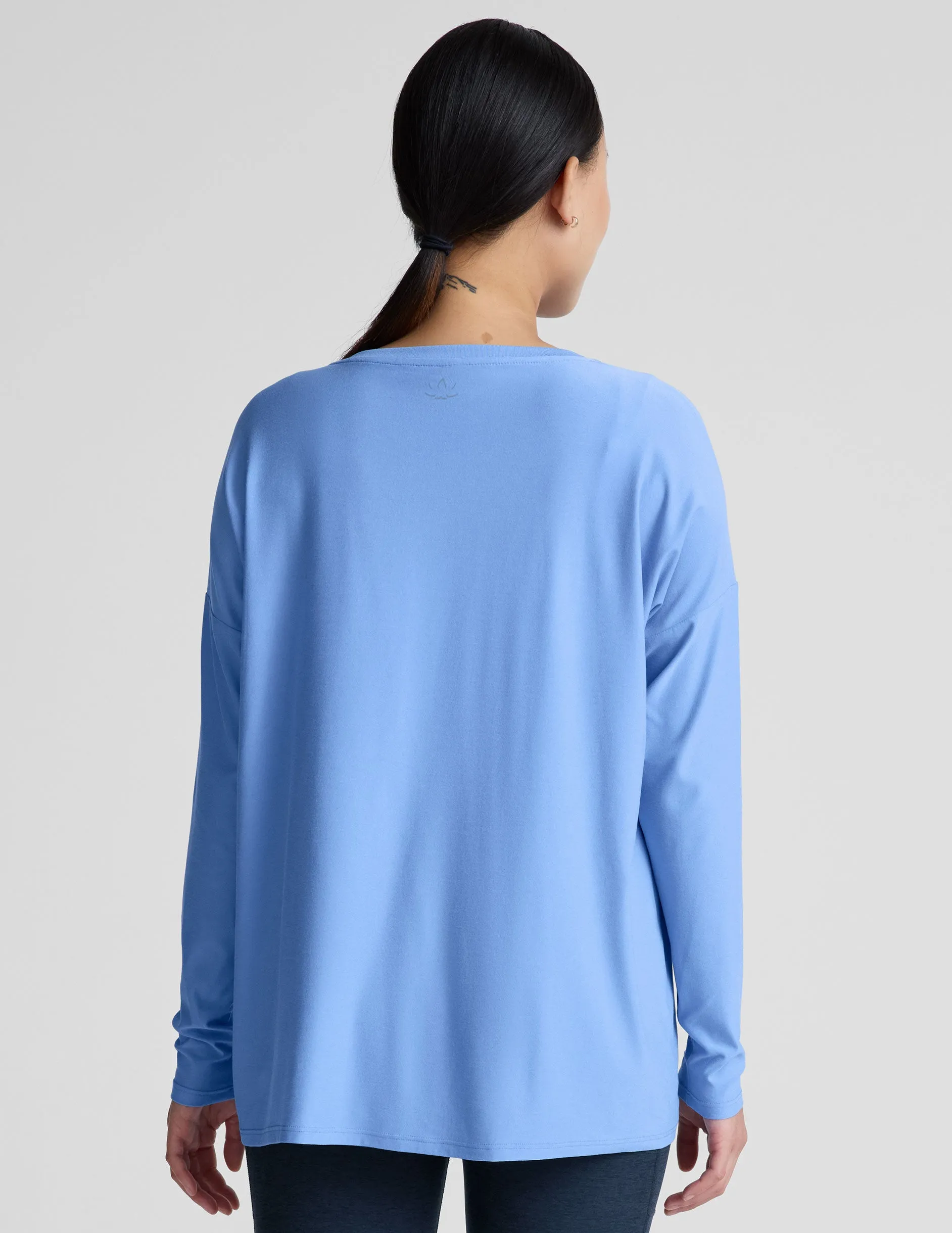 Featherweight Feels Like Home Long Sleeve Maternity Top sold by Beyond Yoga product image thumbnail 3