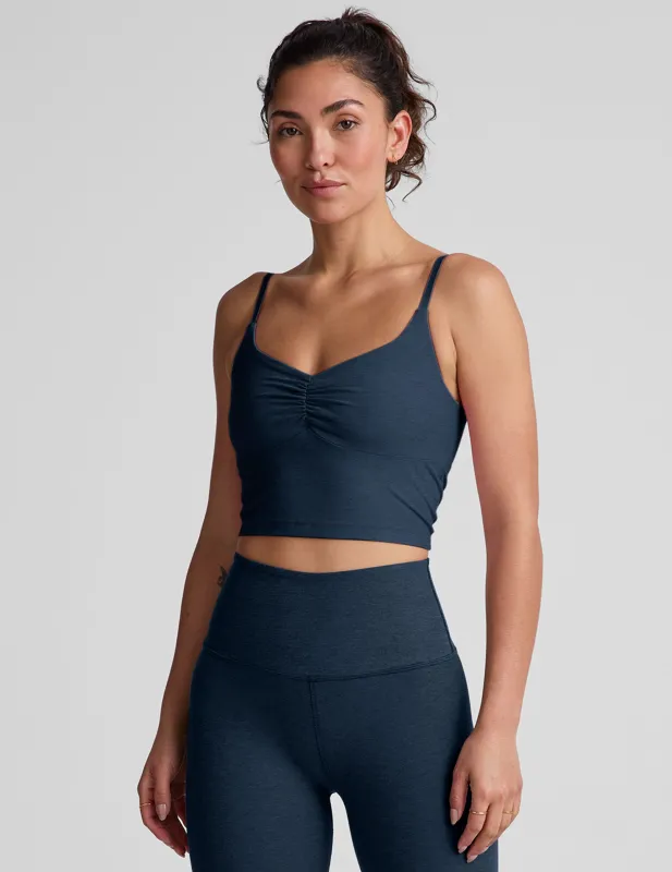 Spacedye Raise The Barre Shirred Cropped Tank sold by Beyond Yoga