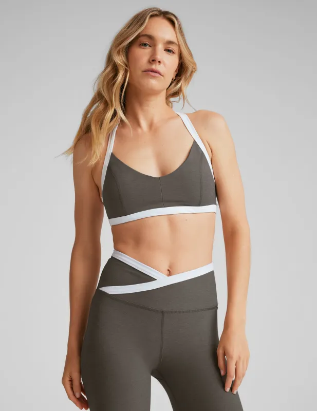 Spacedye Outlines Bra sold by Beyond Yoga