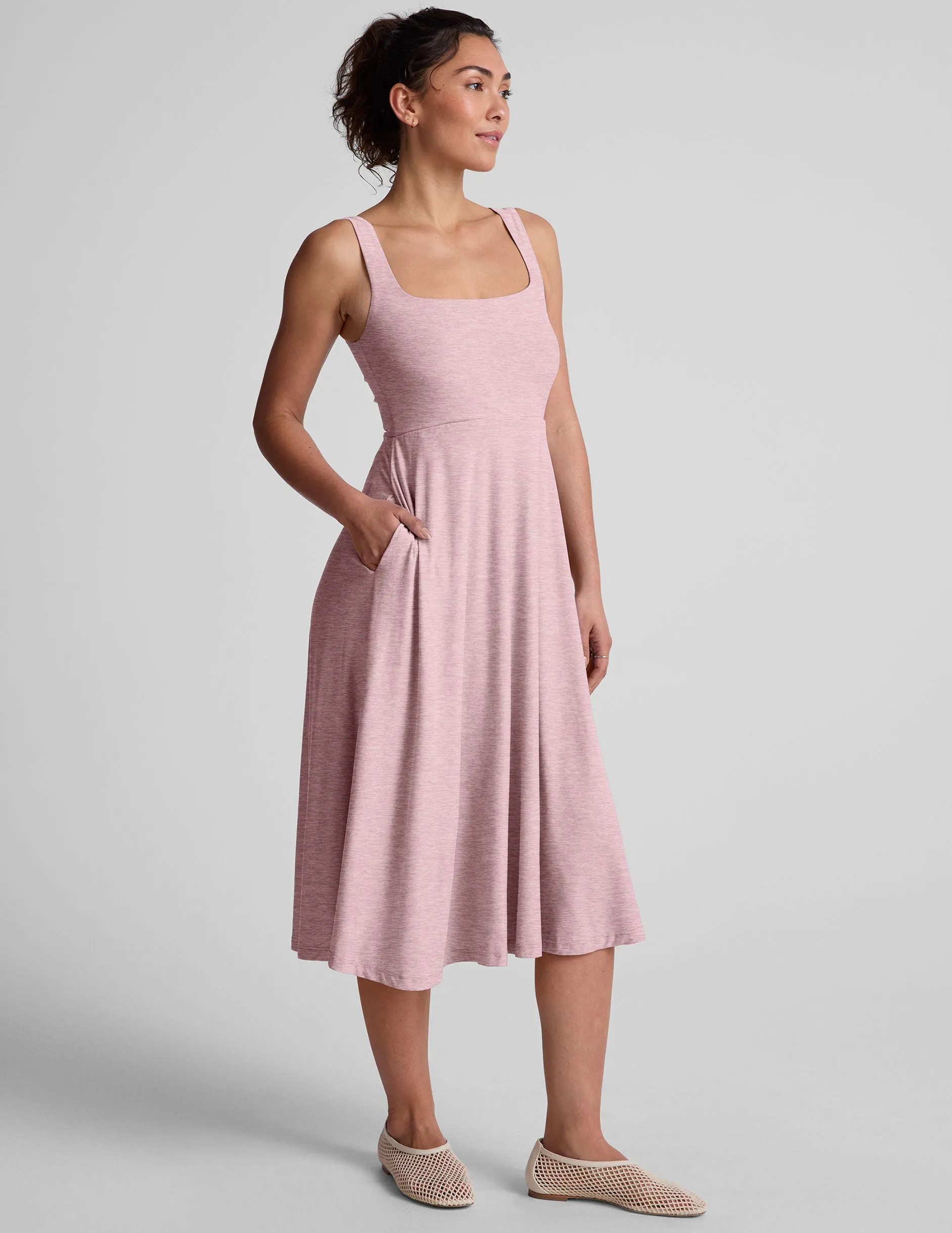 Featherweight At The Ready Square Neck Dress sold by Beyond Yoga product image thumbnail 2