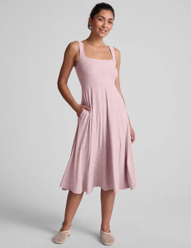 Featherweight At The Ready Square Neck Dress sold by Beyond Yoga