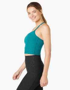 Spacedye Slim Racerback Cropped Tank sold by Beyond Yoga