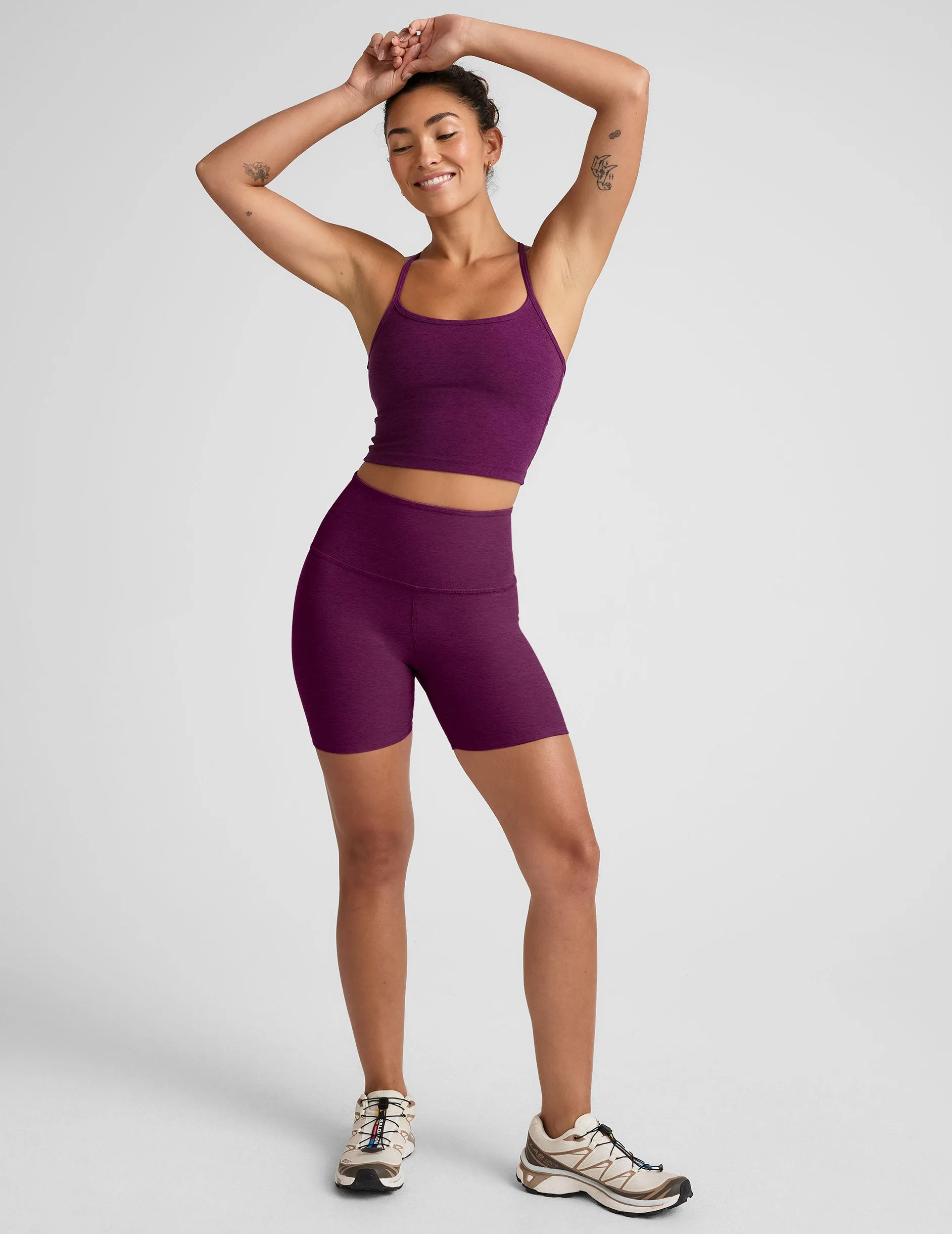 Spacedye Keep Pace 5" Biker Short sold by Beyond Yoga