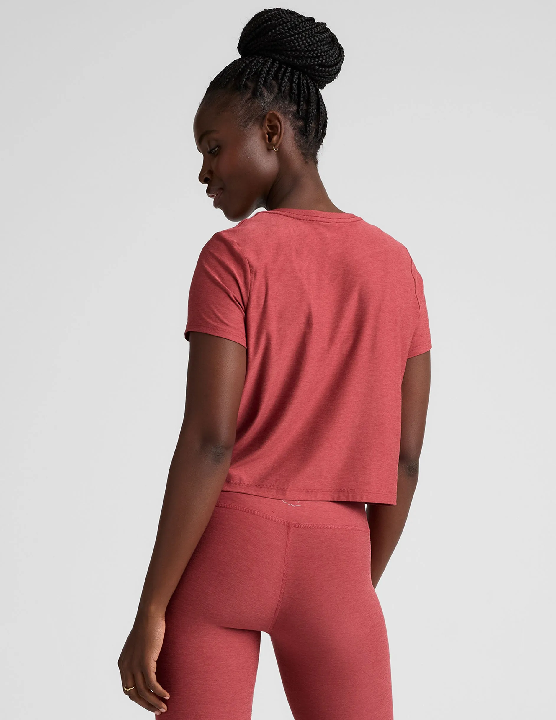 Featherweight Supreme Cropped Tee sold by Beyond Yoga product image thumbnail 3