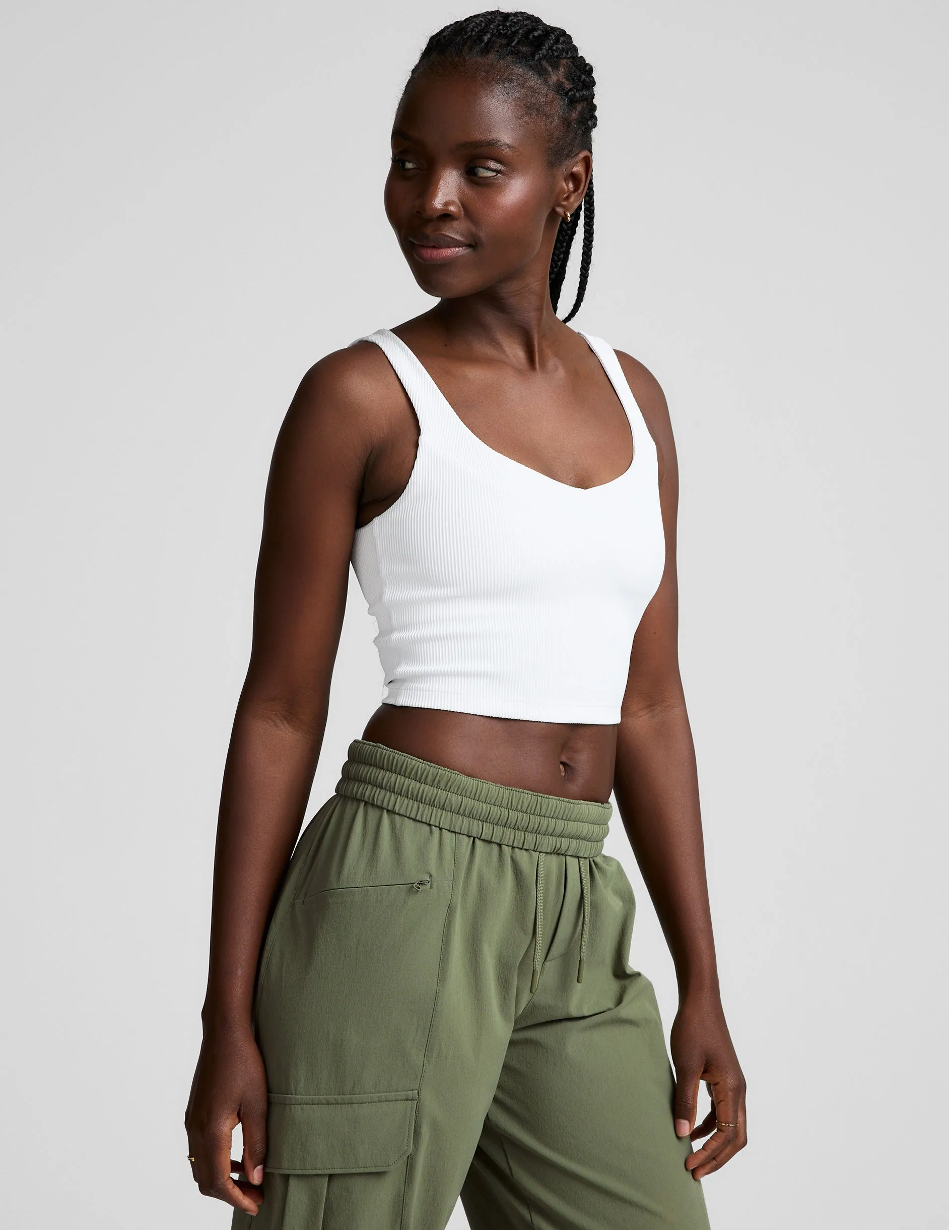 Impulse Ribbed Cropped Tank sold by Beyond Yoga product image thumbnail 3