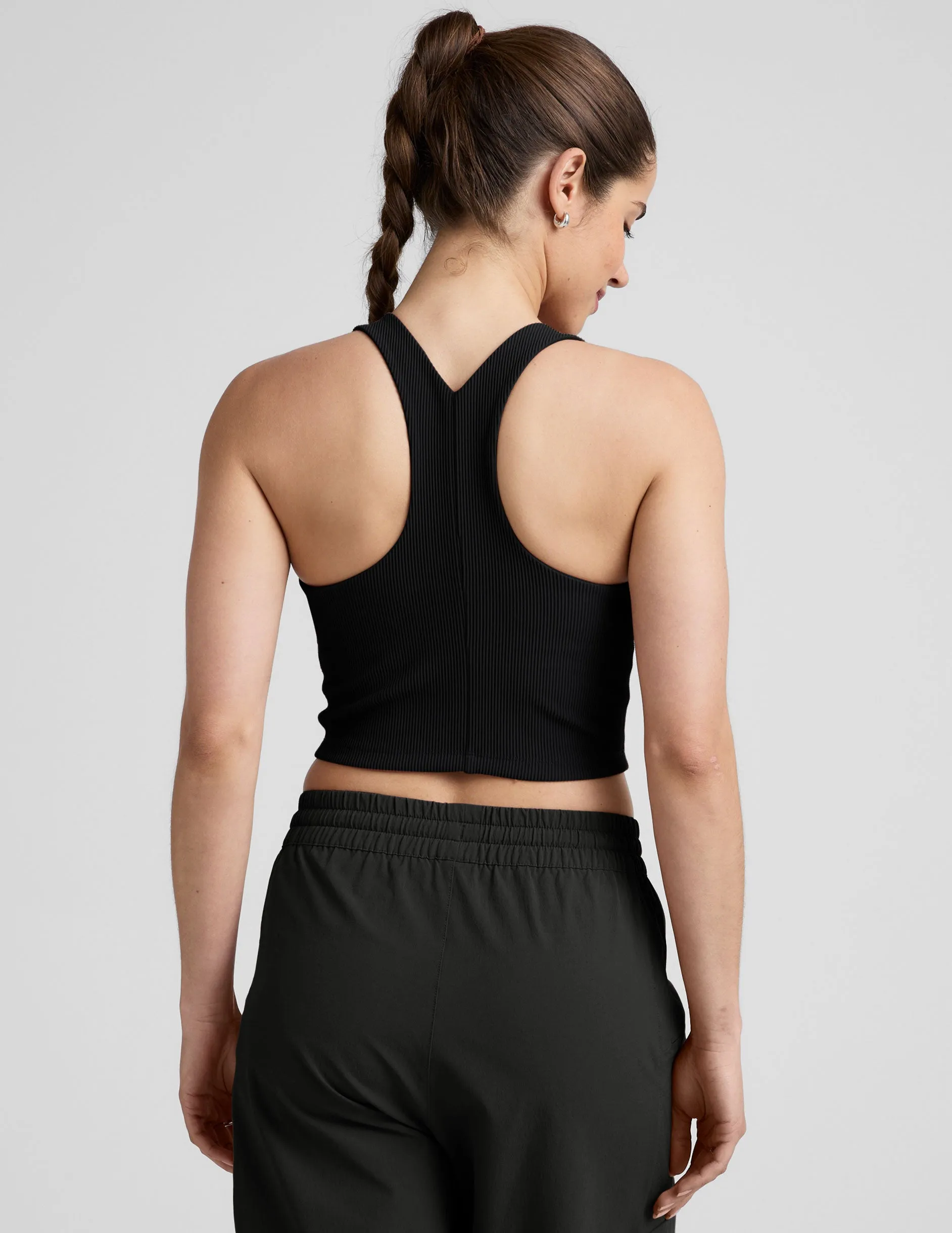 Refocus Ribbed Cropped Tank sold by Beyond Yoga product image thumbnail 3
