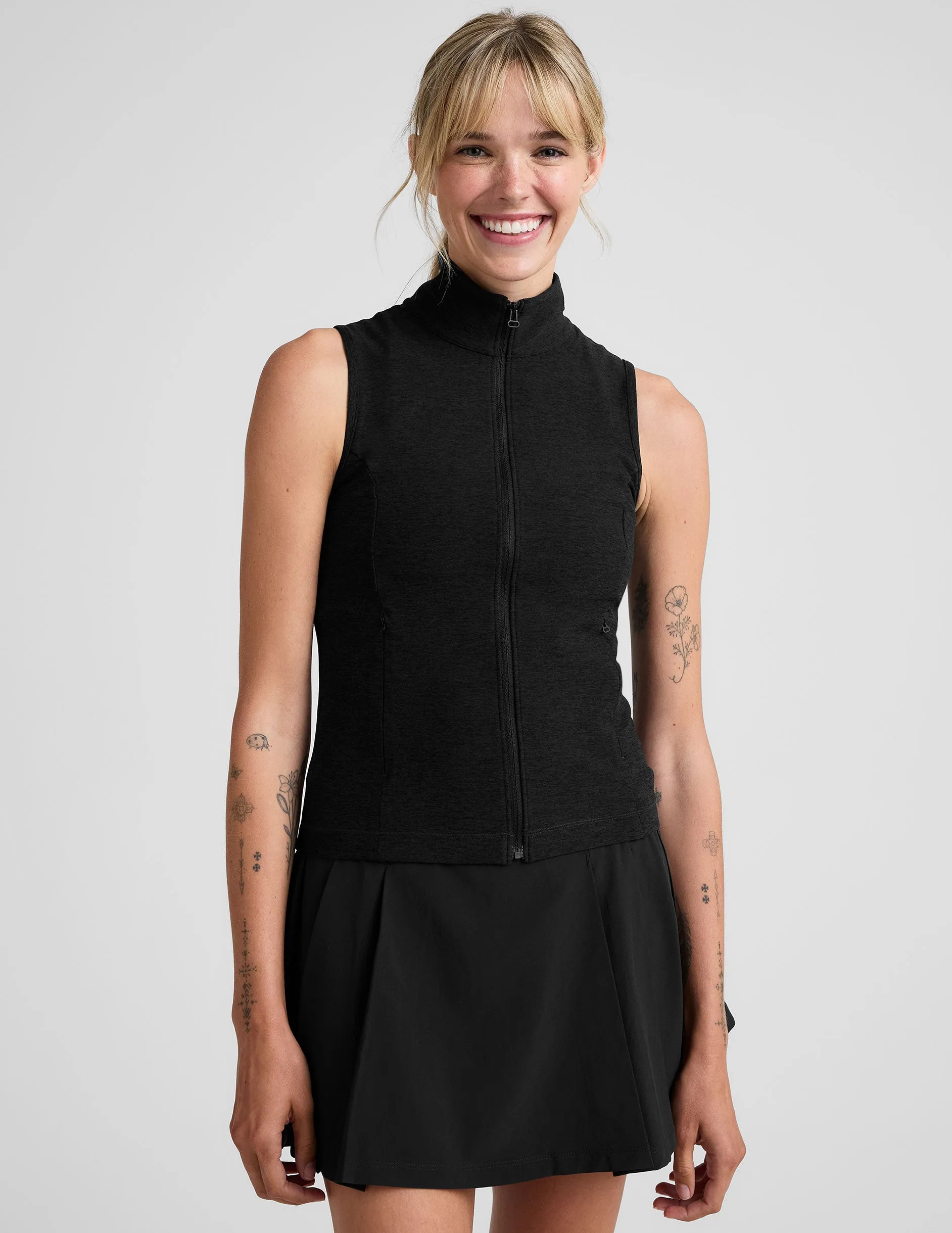 Venice Zip-Front Vest sold by Beyond Yoga