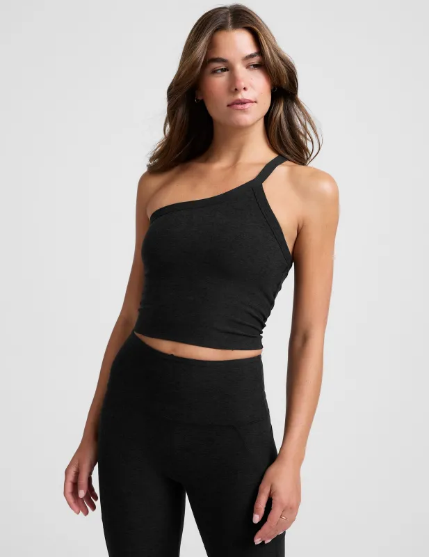 Spacedye Outset One Shoulder Cropped Tank sold by Beyond Yoga