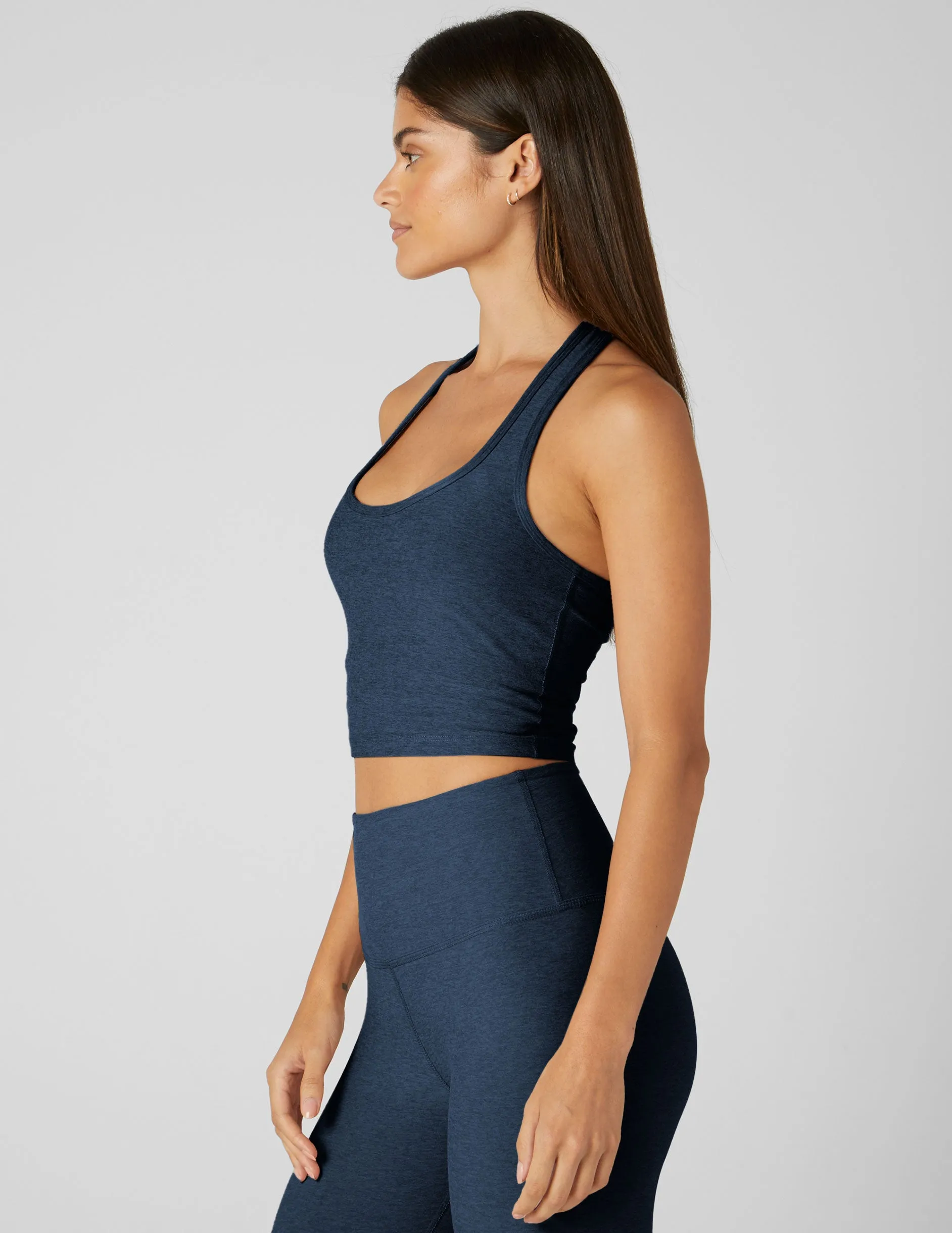 Spacedye Well Rounded Cropped Halter Tank sold by Beyond Yoga product image thumbnail 2
