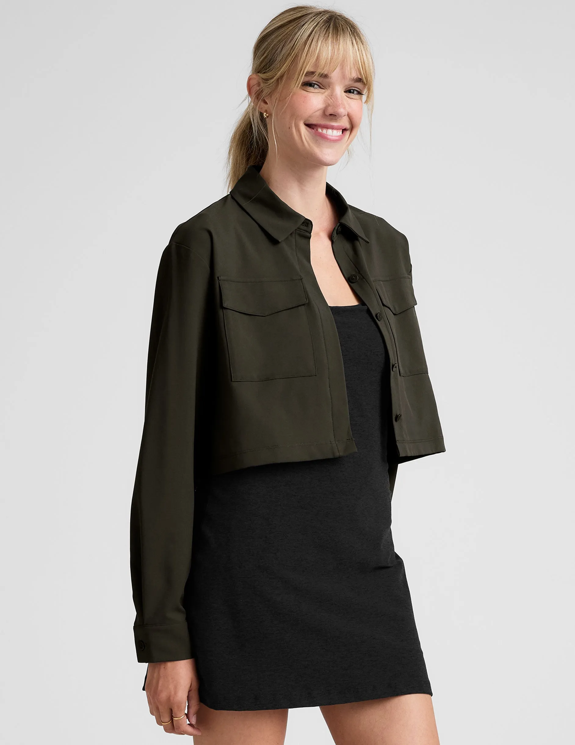 Midtown Cropped Jacket sold by Beyond Yoga product image thumbnail 4