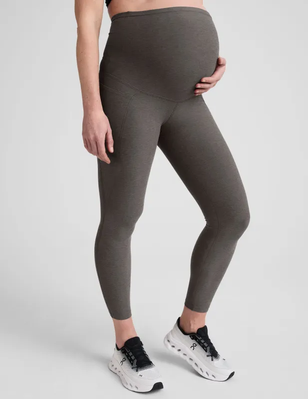 Spacedye Love the Bump Maternity Pocket Midi Legging sold by Beyond Yoga