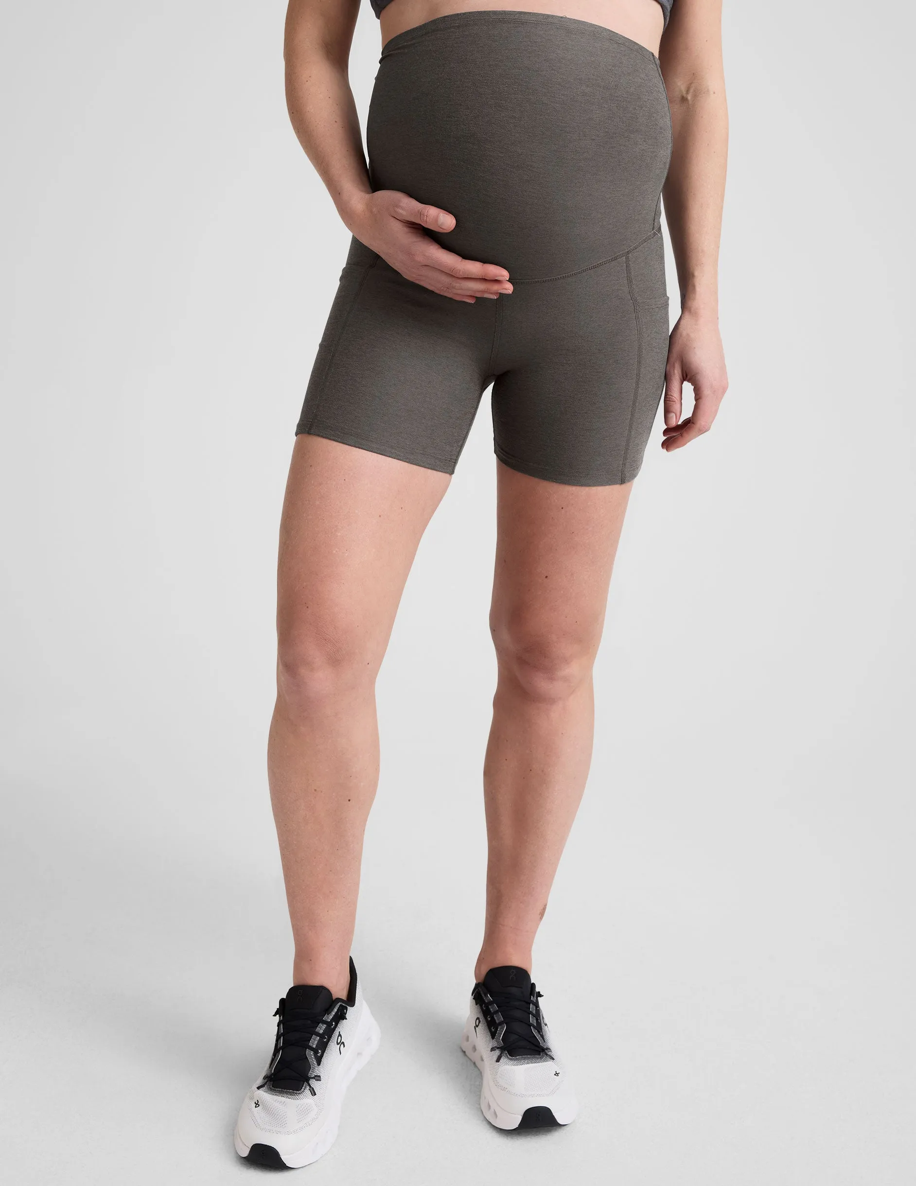 Spacedye Keep Pace 5" Maternity Pocket Biker Short sold by Beyond Yoga product image thumbnail 2