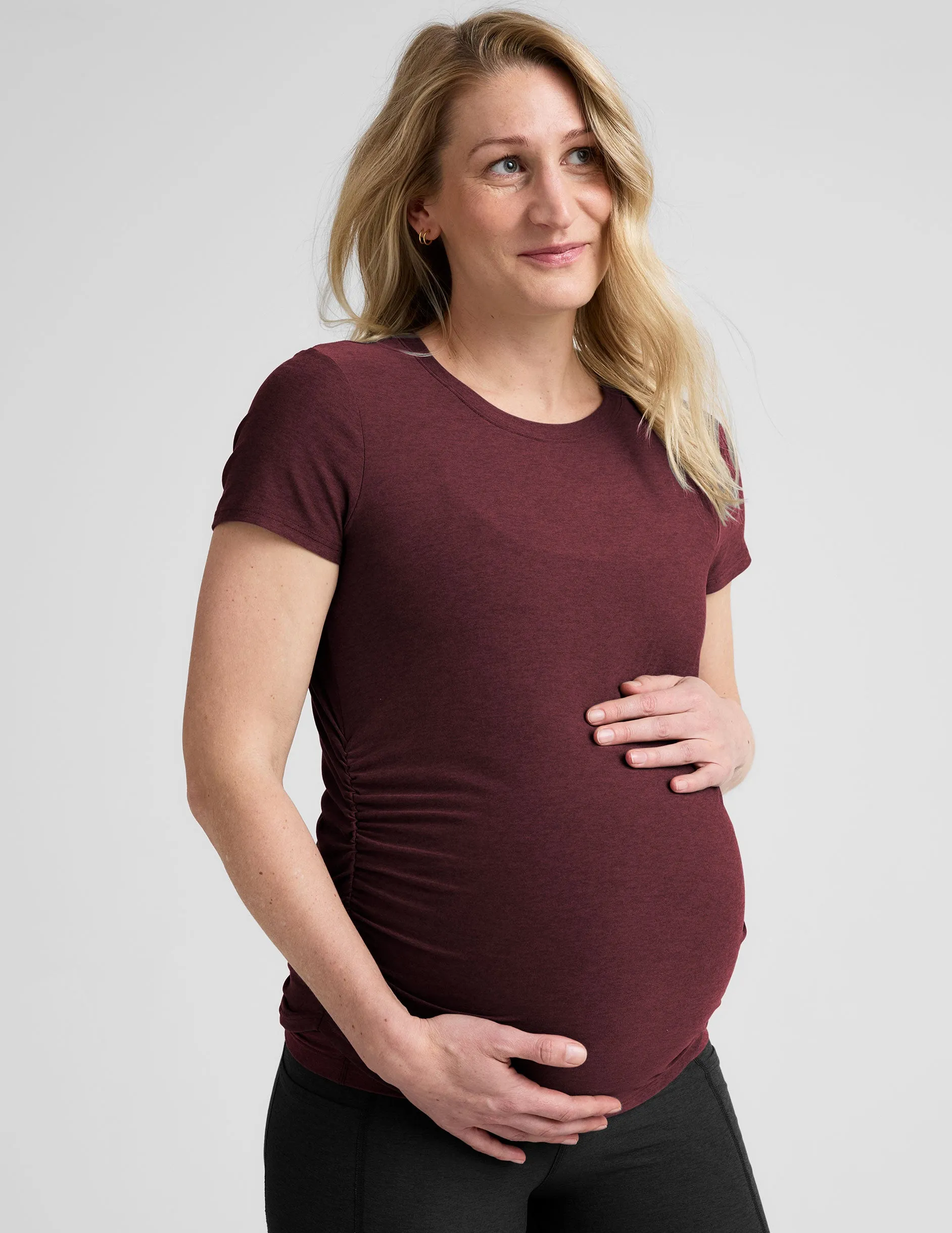 Featherweight One & Only Maternity Tee sold by Beyond Yoga