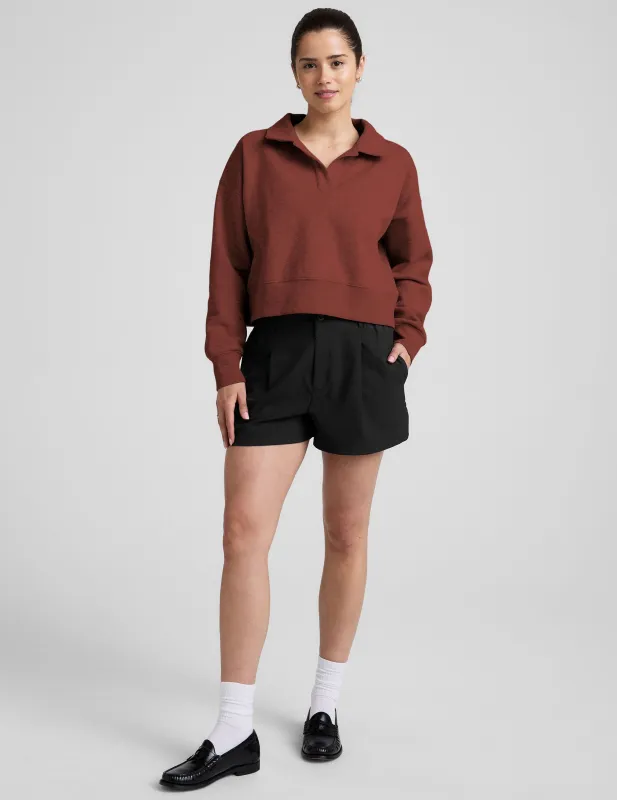 LuxeFleece Collared Sweatshirt sold by Beyond Yoga