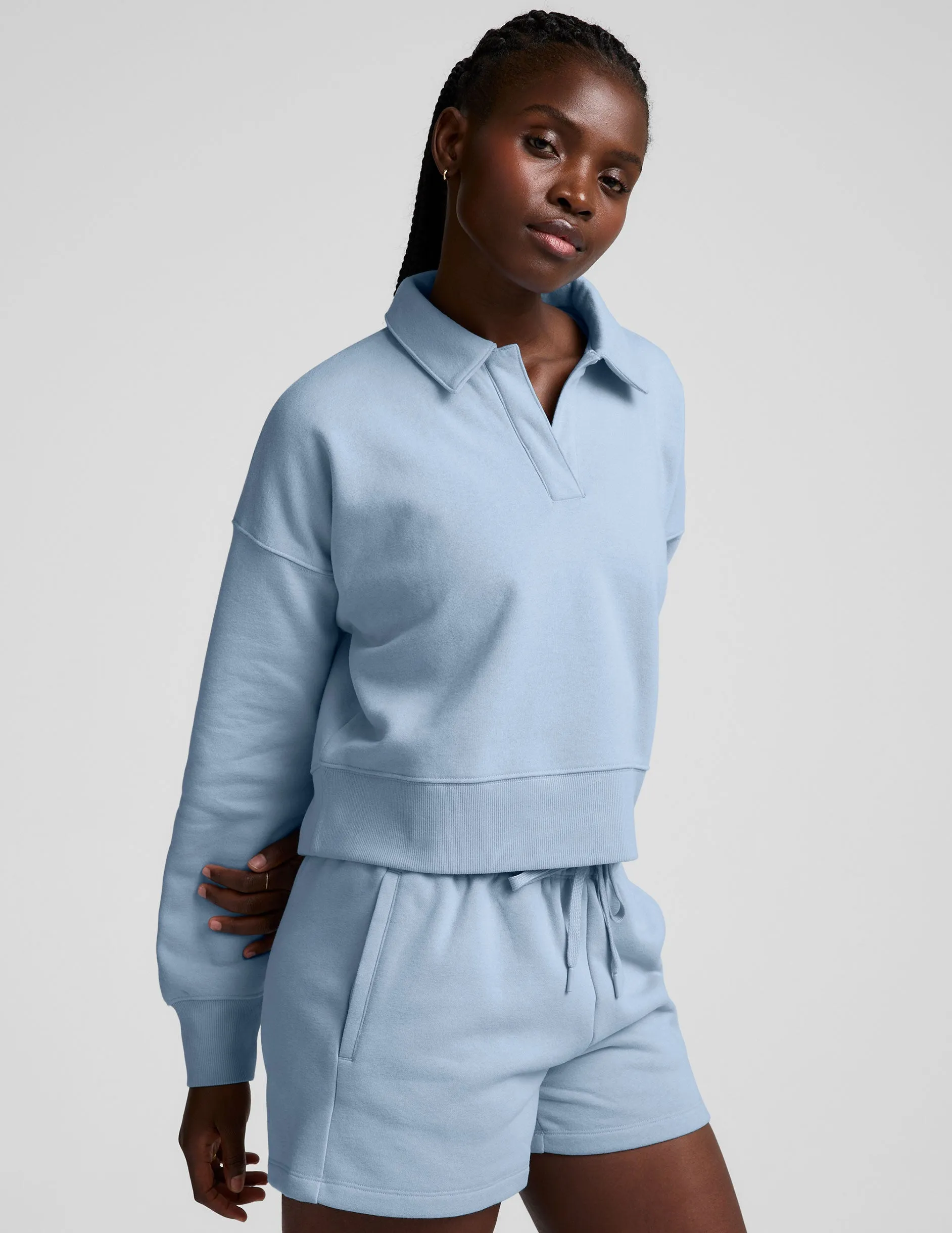 LuxeFleece Collared Sweatshirt sold by Beyond Yoga product image thumbnail 2