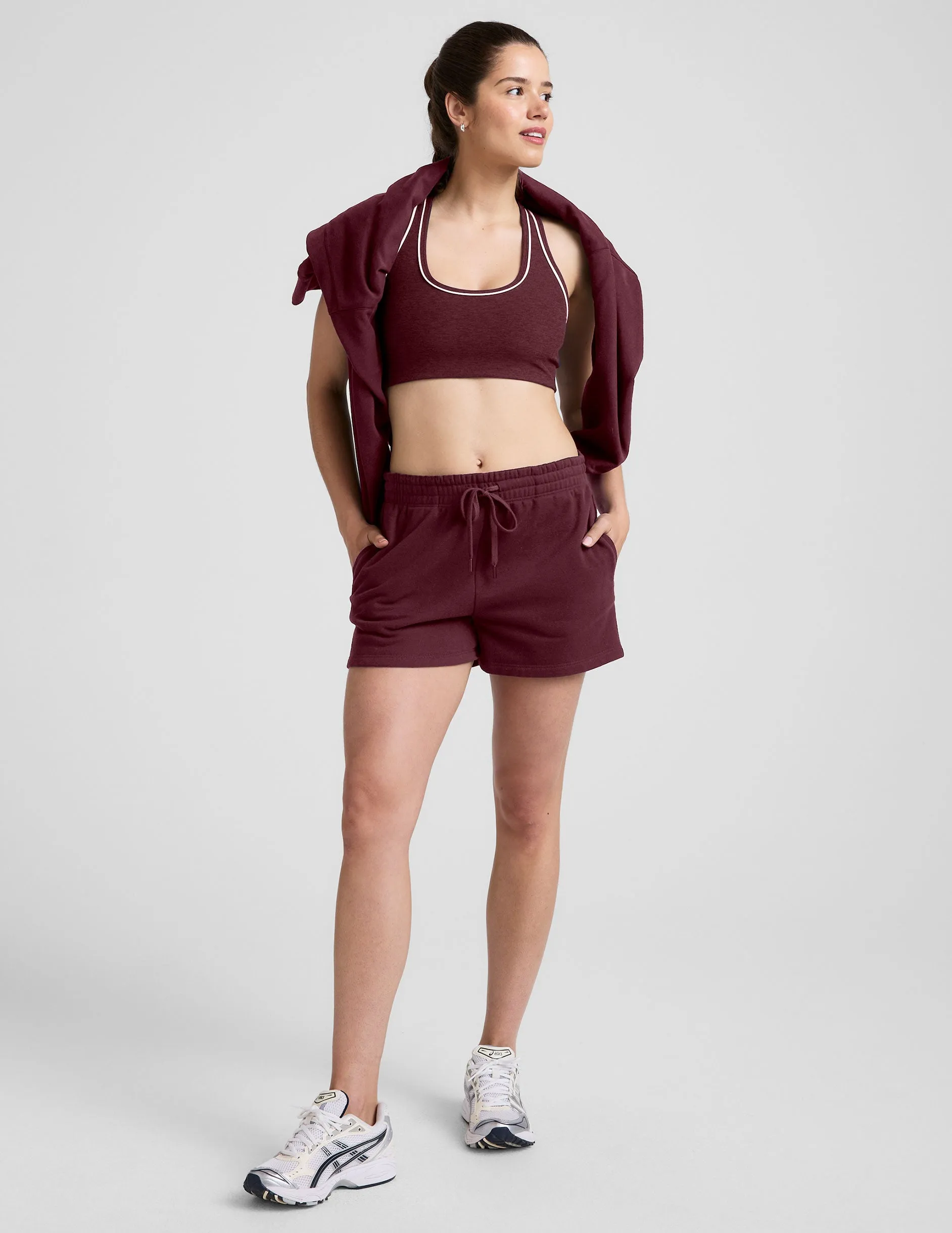 LuxeFleece Sweat Short sold by Beyond Yoga