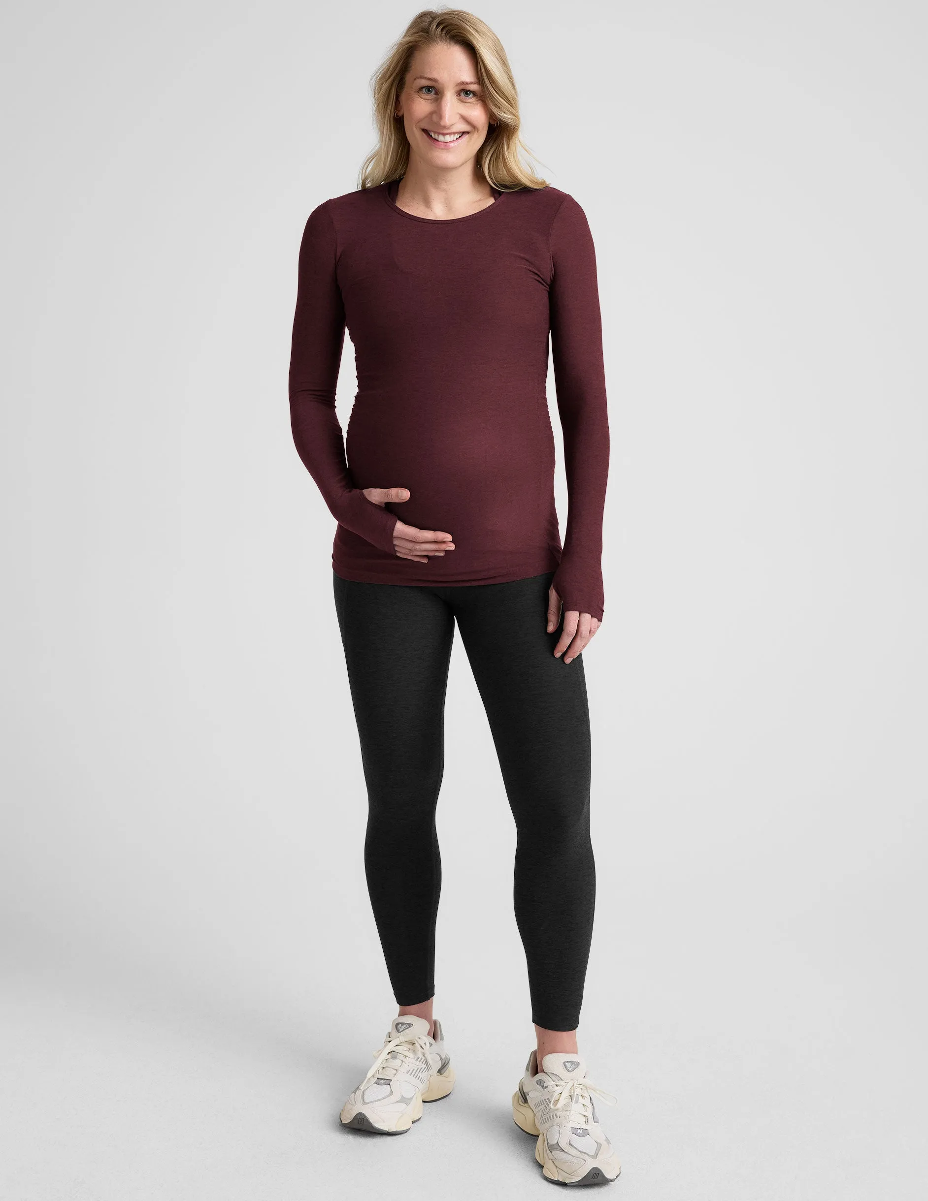 Featherweight Count On Me Maternity Crew Pullover sold by Beyond Yoga product image thumbnail 4