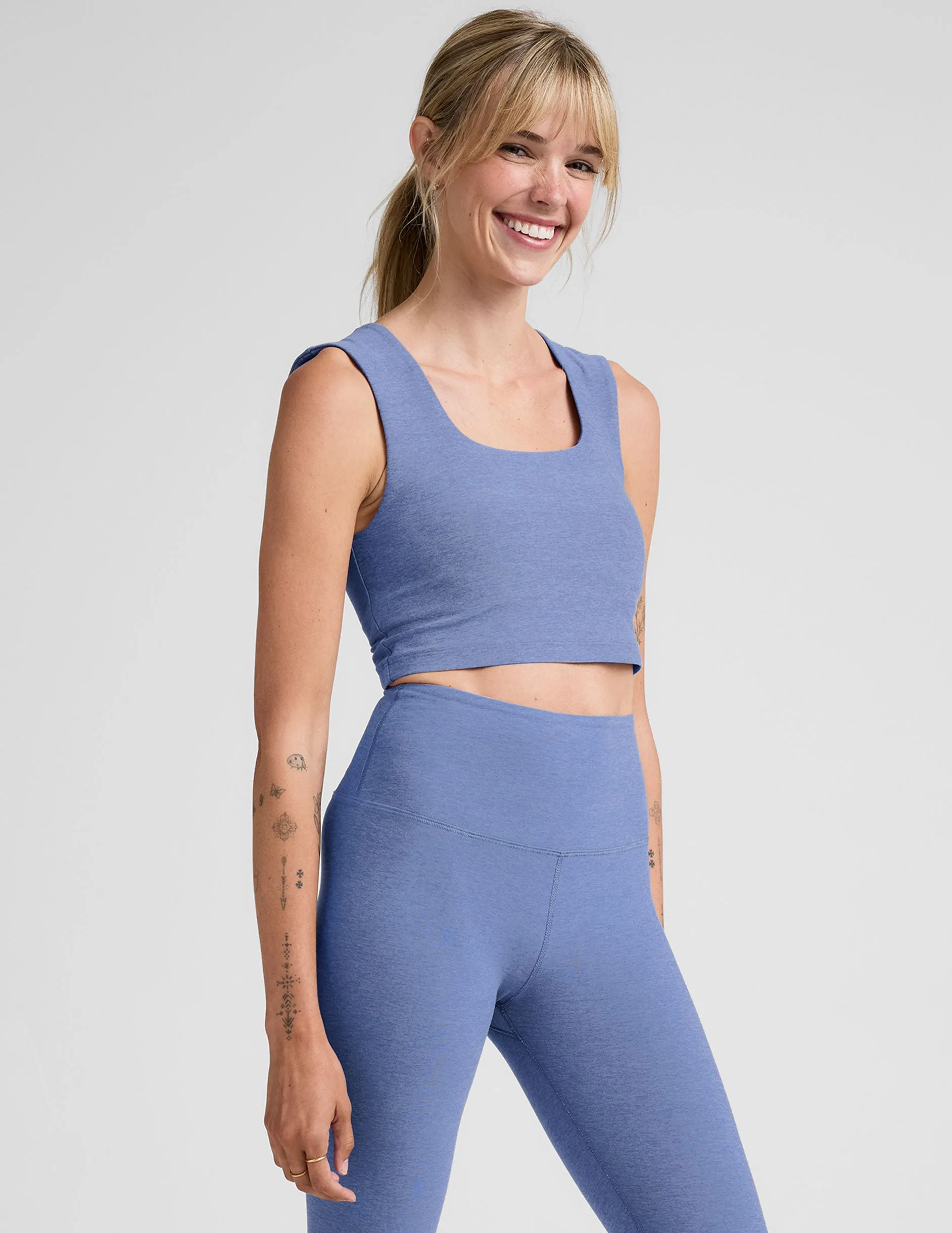 Spacedye Square Up Cropped Tank sold by Beyond Yoga product image thumbnail 2