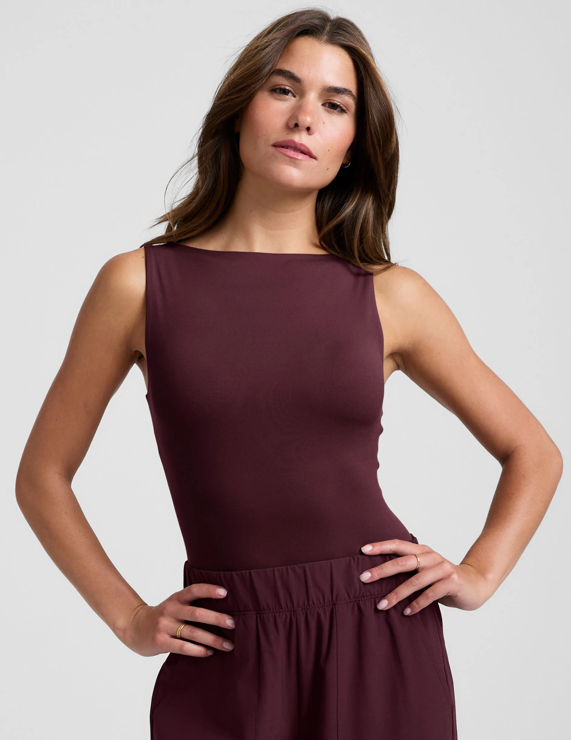 Eclipse Open Back Tank sold by Beyond Yoga