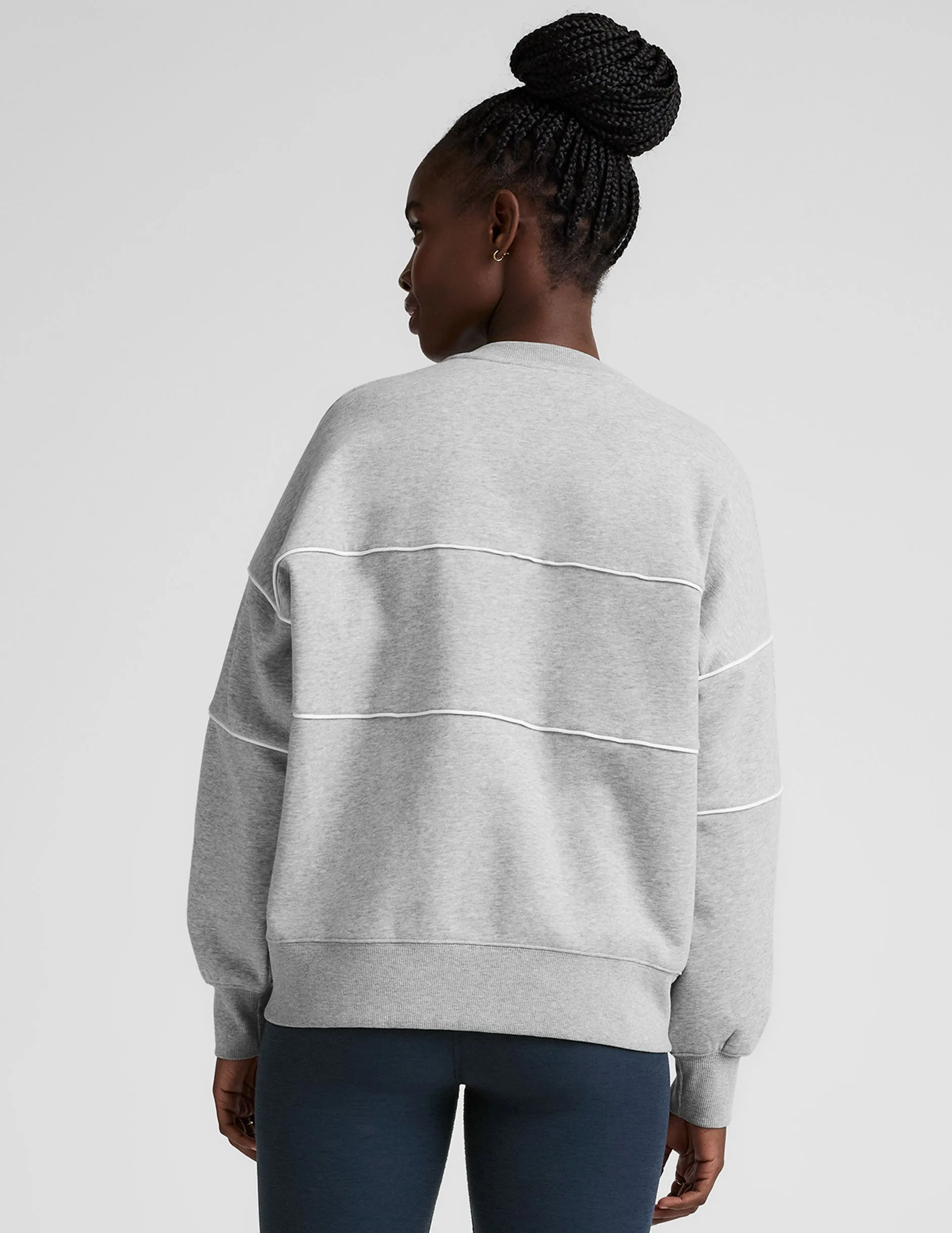 LuxeFleece Piper Boxy Sweatshirt sold by Beyond Yoga product image thumbnail 4