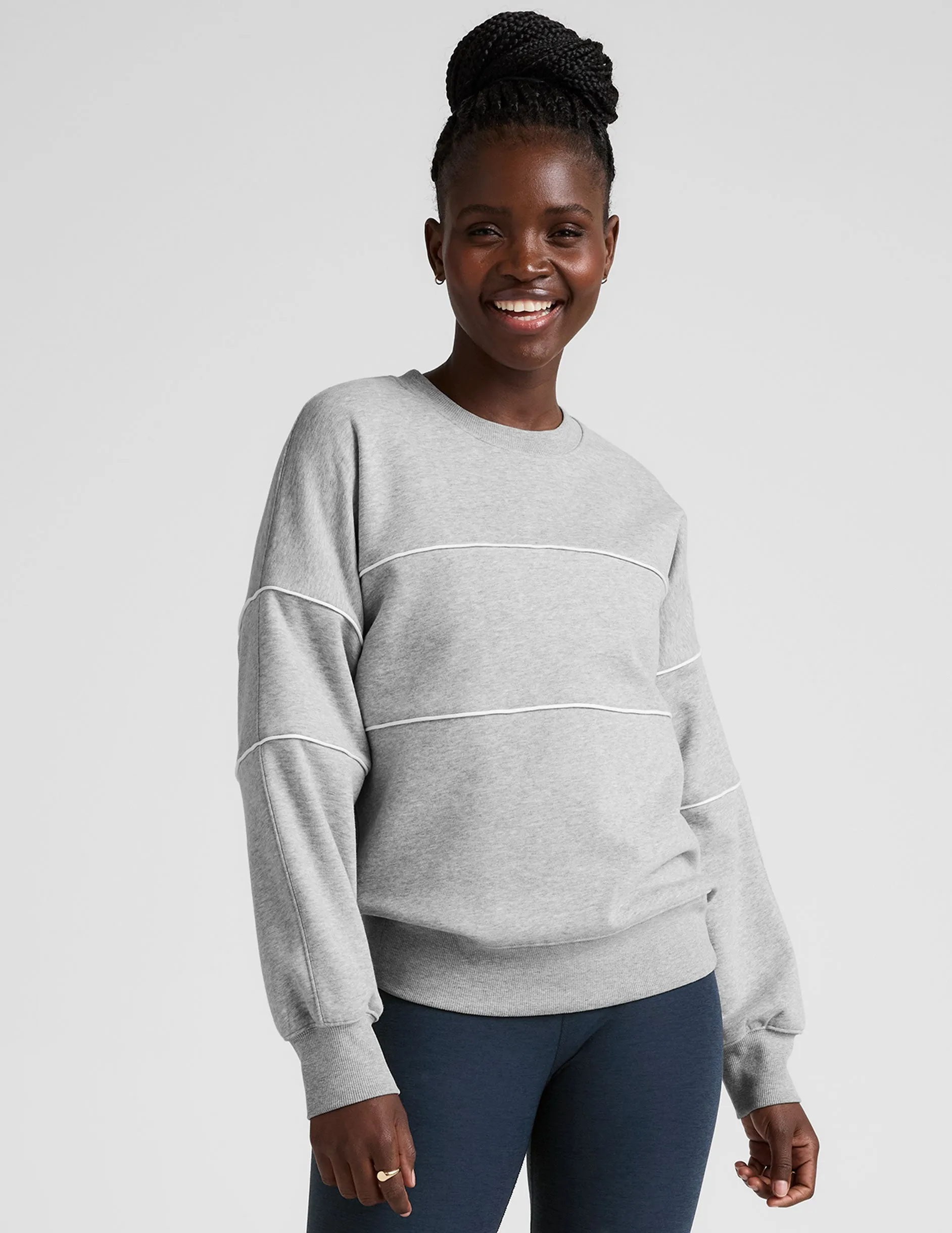 LuxeFleece Piper Boxy Sweatshirt sold by Beyond Yoga product image thumbnail 2