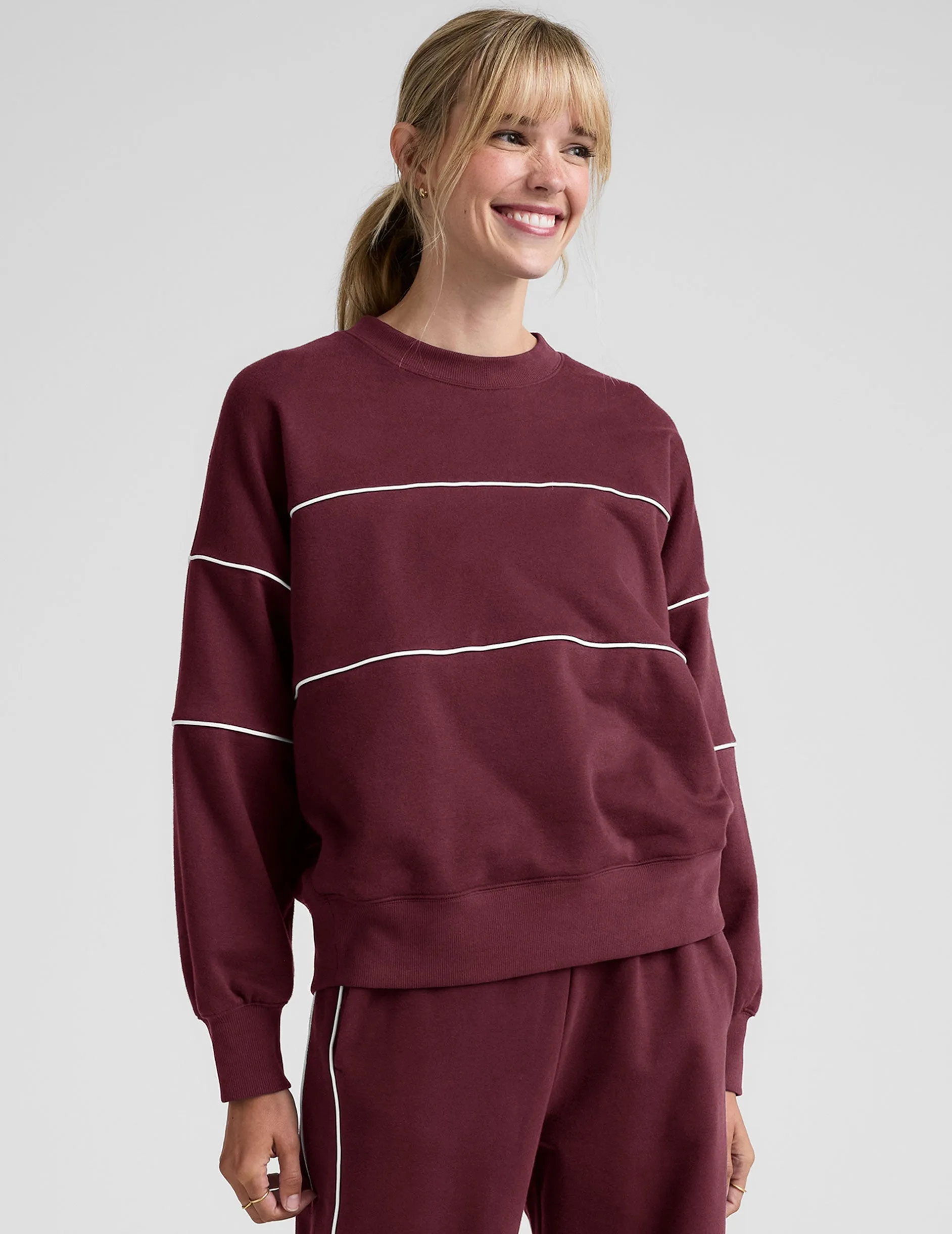 LuxeFleece Piper Boxy Sweatshirt sold by Beyond Yoga product image thumbnail 2