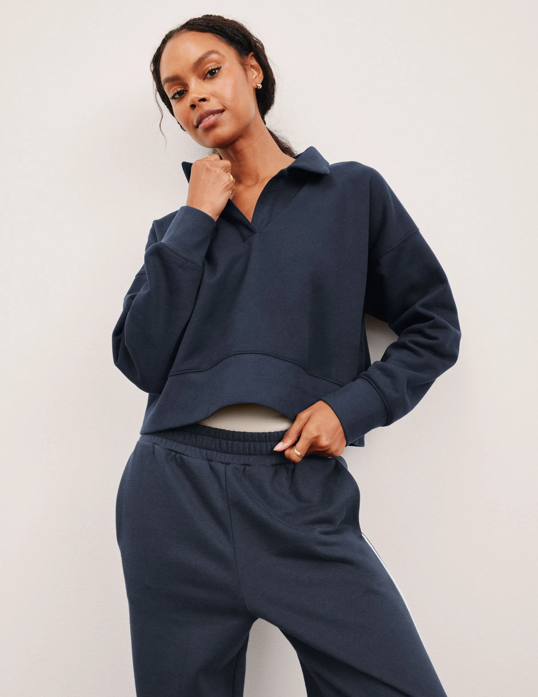 LuxeFleece Collared Sweatshirt sold by Beyond Yoga product image thumbnail 2