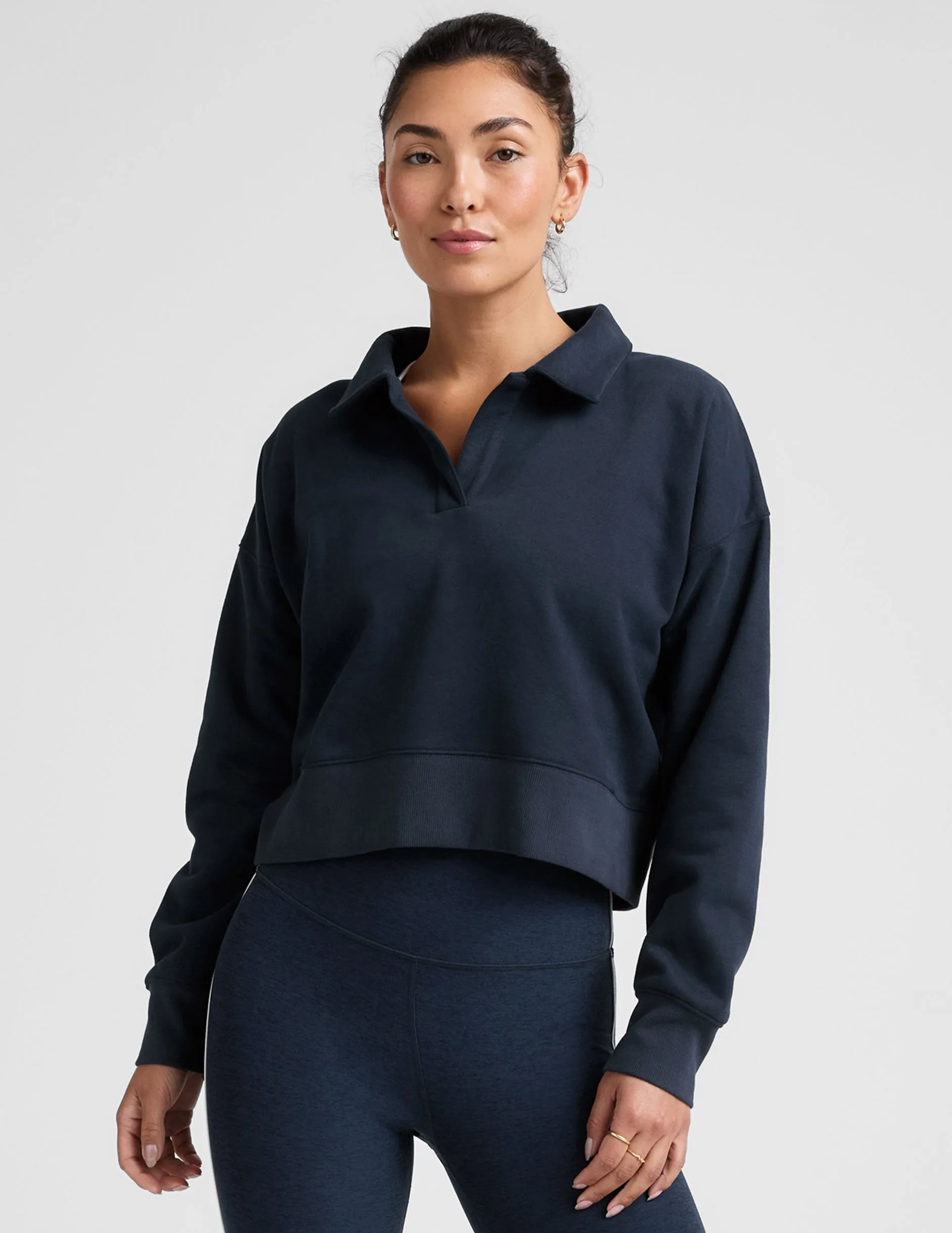 LuxeFleece Collared Sweatshirt sold by Beyond Yoga product image thumbnail 3