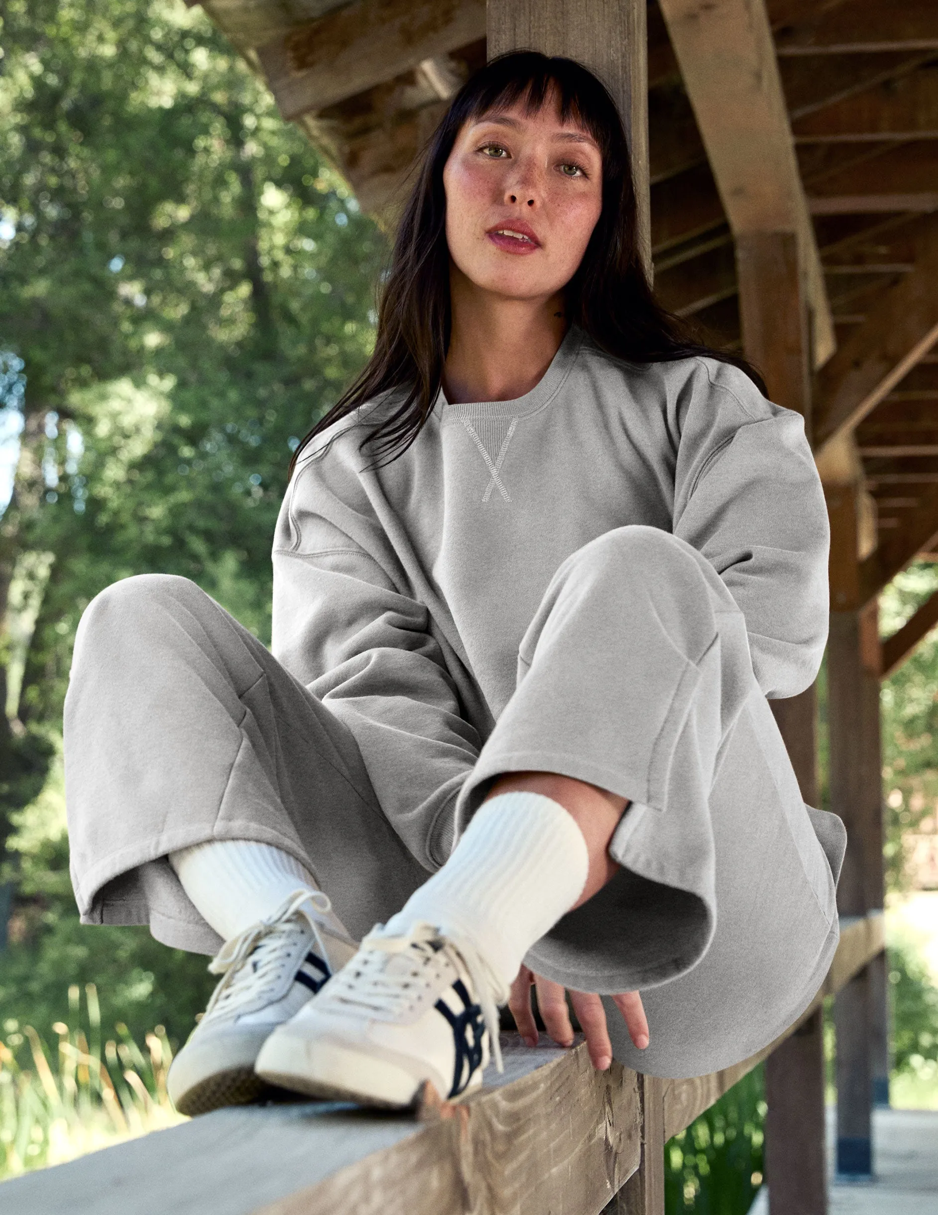 LuxeFleece Cropped Sweatshirt sold by Beyond Yoga