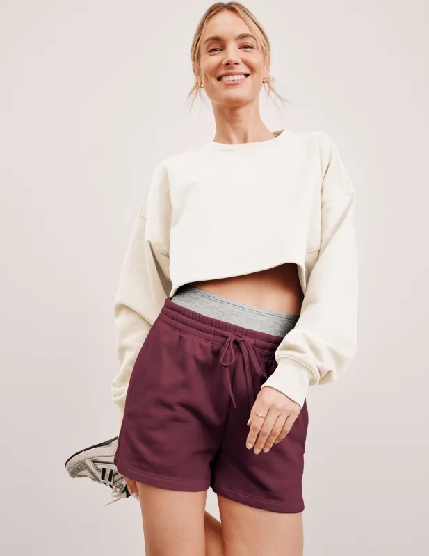 LuxeFleece Cropped Sweatshirt sold by Beyond Yoga