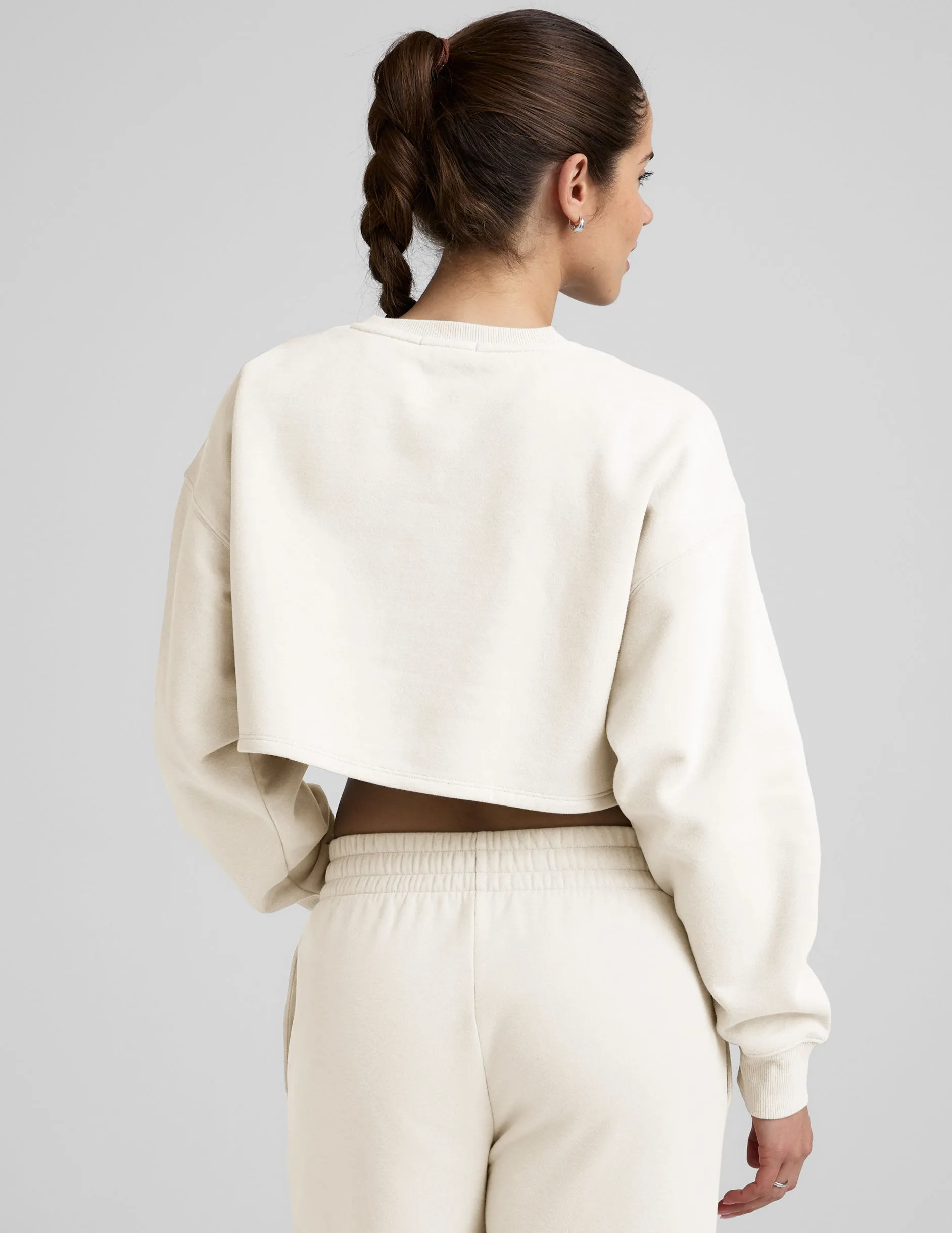 LuxeFleece Cropped Sweatshirt sold by Beyond Yoga product image thumbnail 4