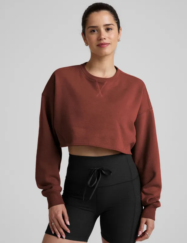 LuxeFleece Cropped Sweatshirt sold by Beyond Yoga
