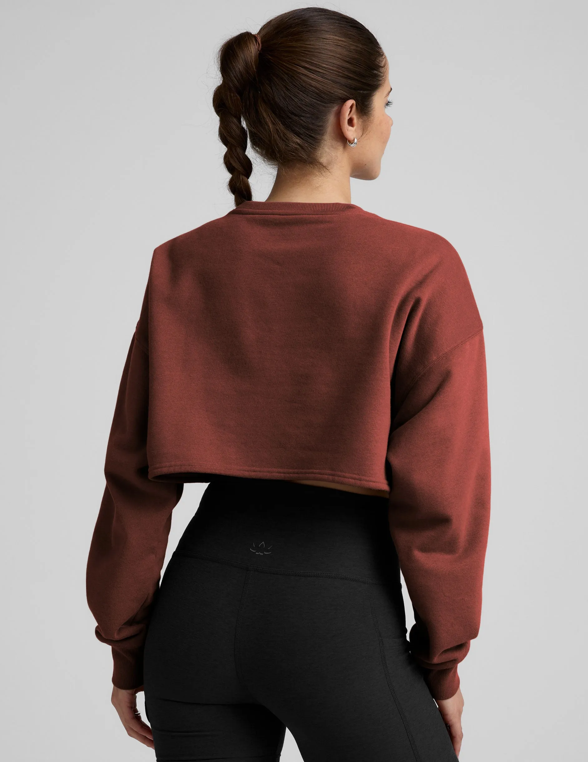 LuxeFleece Cropped Sweatshirt sold by Beyond Yoga product image thumbnail 3