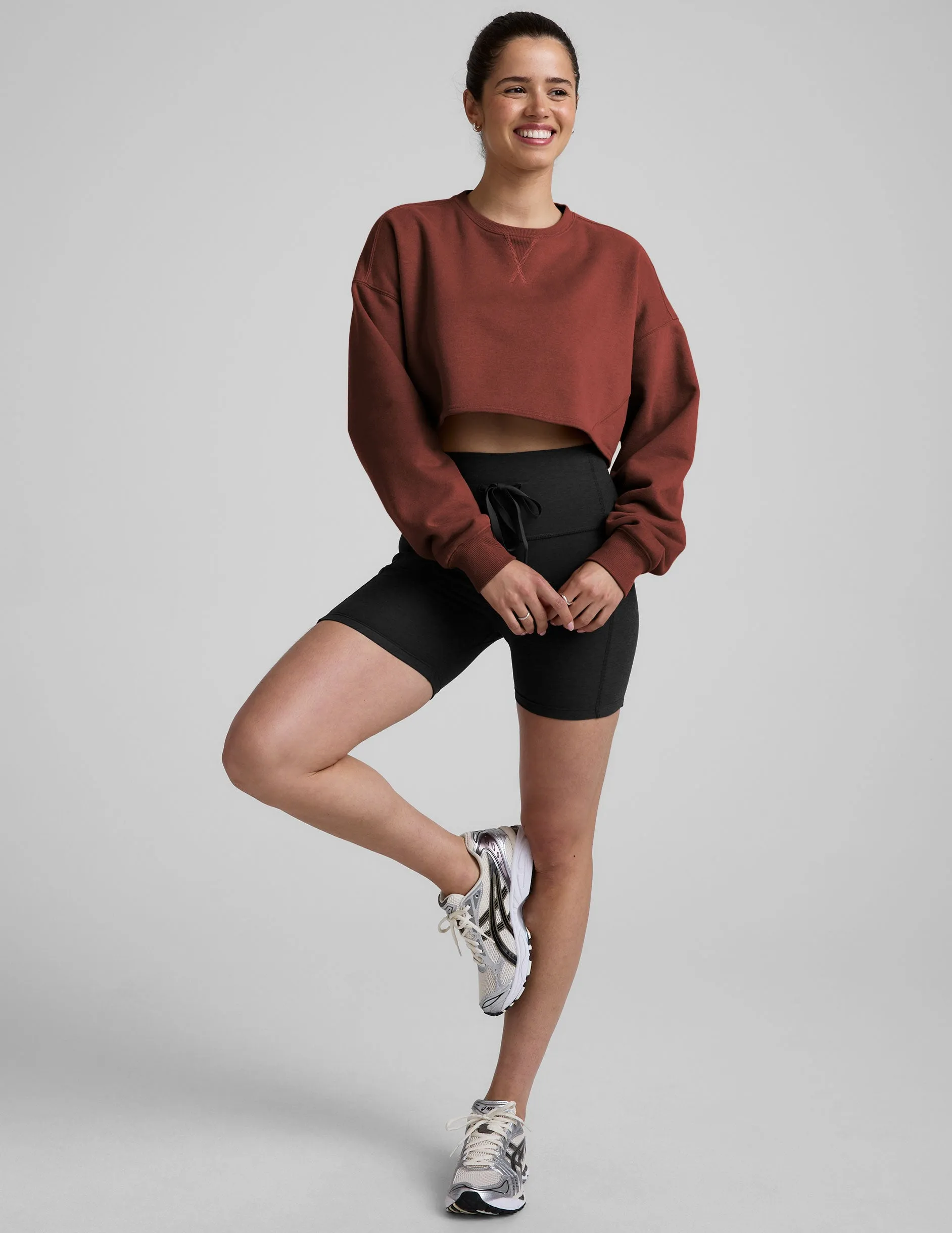 LuxeFleece Cropped Sweatshirt sold by Beyond Yoga product image thumbnail 4