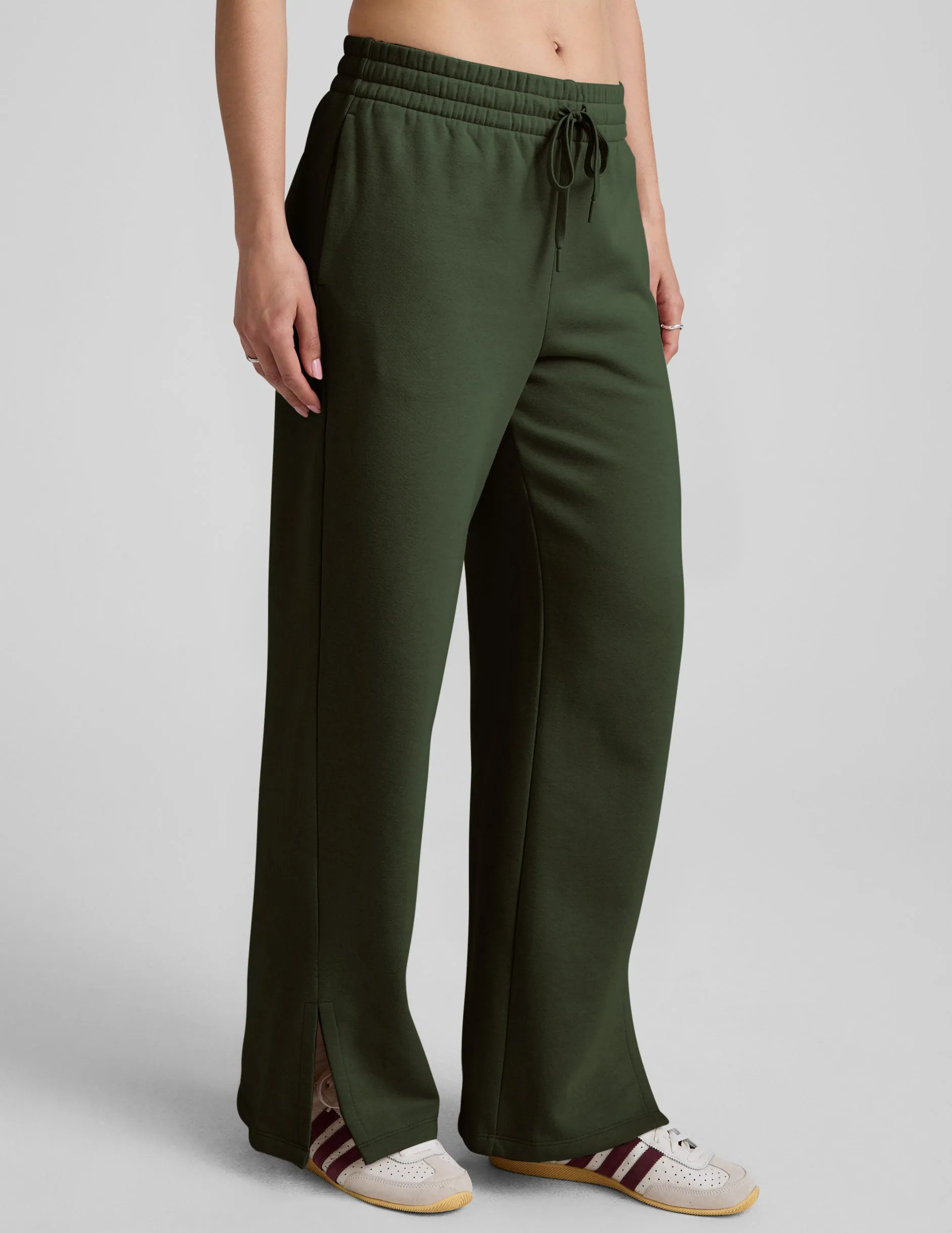 LuxeFleece Side Slit Wide Leg Pant sold by Beyond Yoga product image thumbnail 4