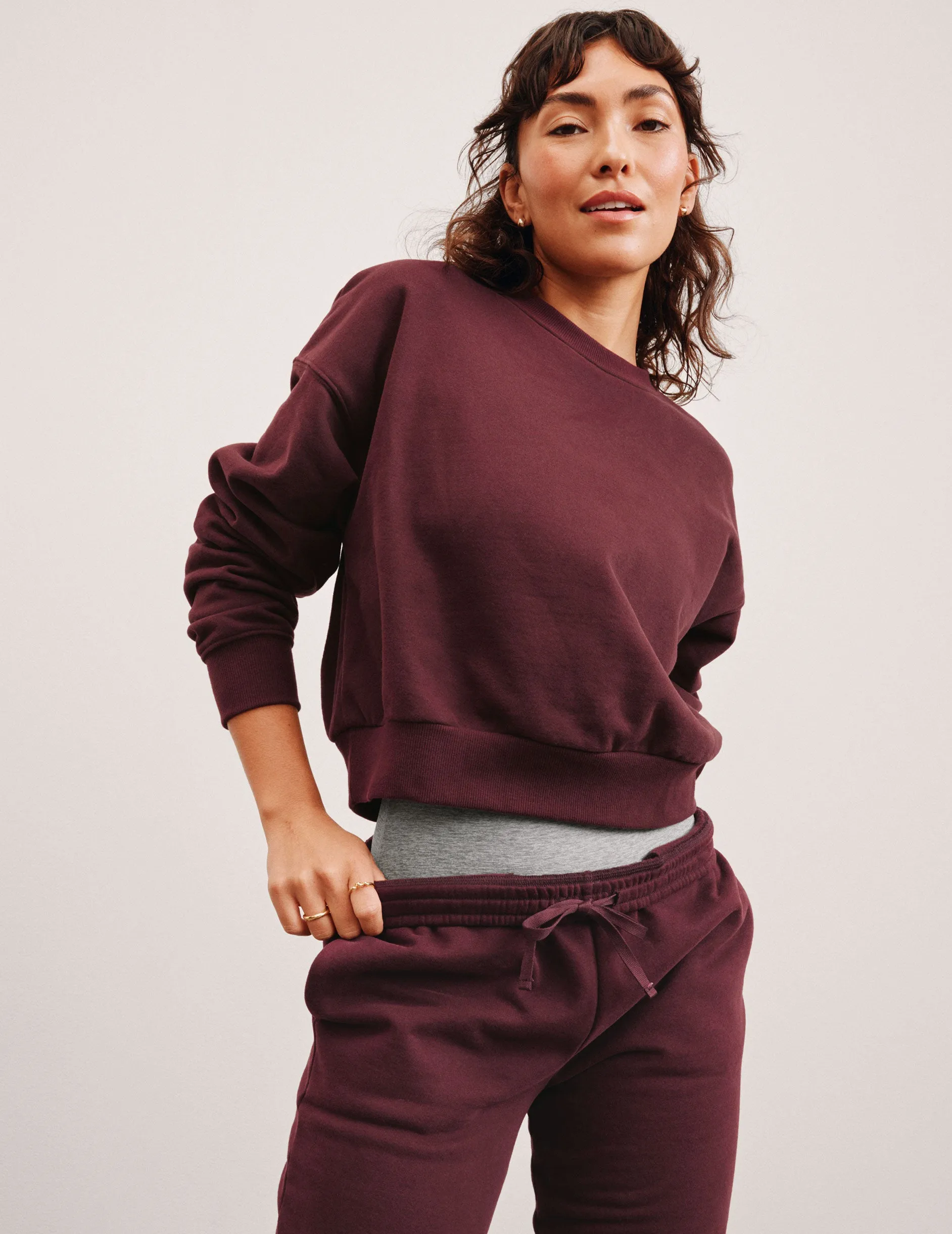 LuxeFleece Crewneck Sweatshirt sold by Beyond Yoga