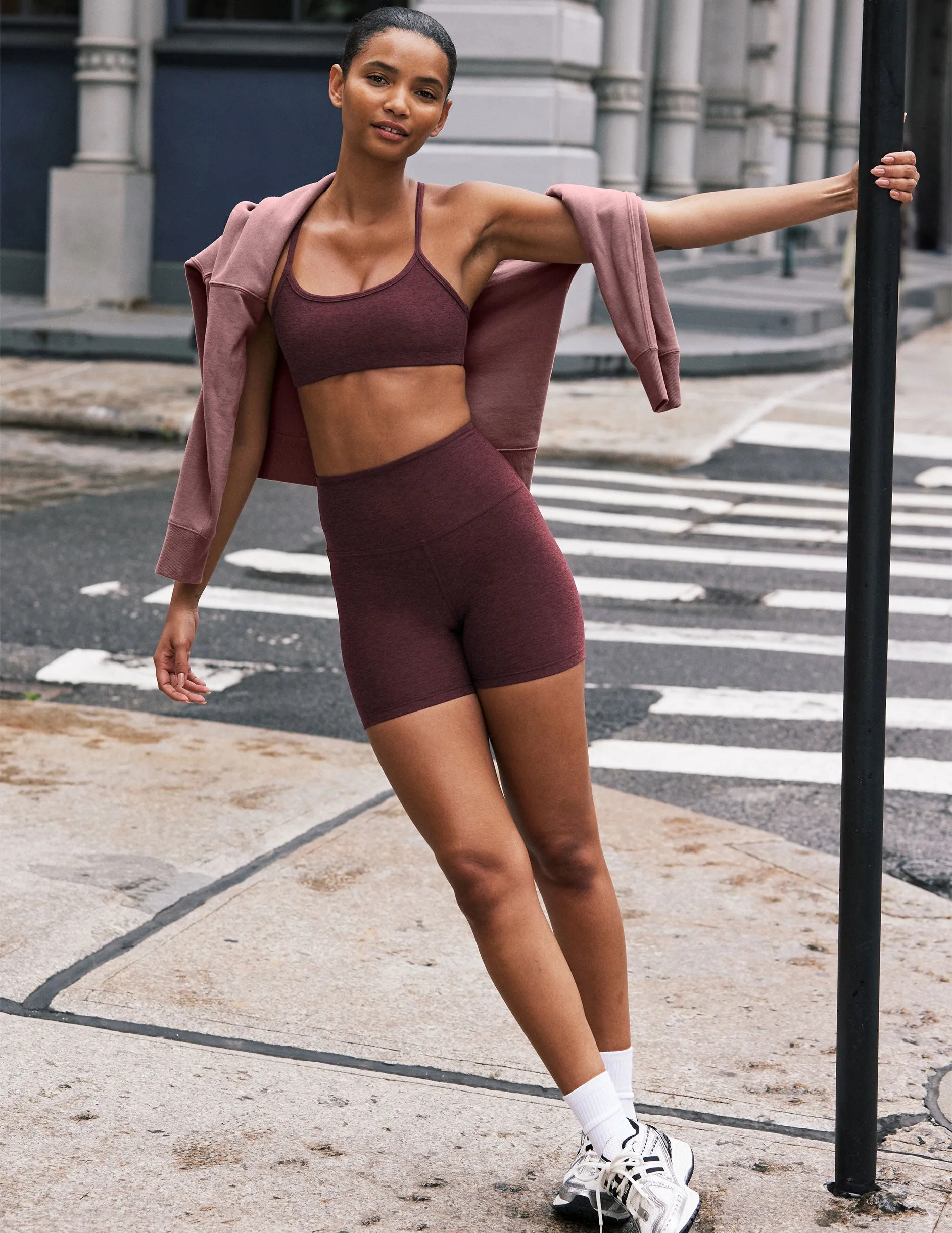 Spacedye Keep Pace 5" Biker Short sold by Beyond Yoga