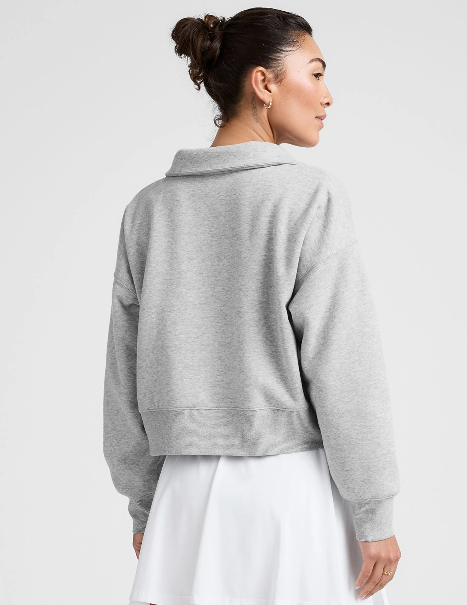LuxeFleece Collared Sweatshirt sold by Beyond Yoga product image thumbnail 4