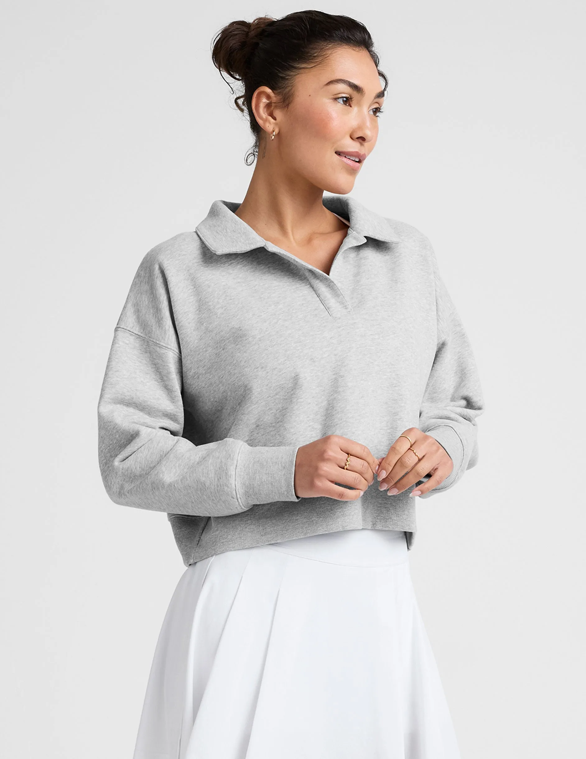 LuxeFleece Collared Sweatshirt sold by Beyond Yoga product image thumbnail 3