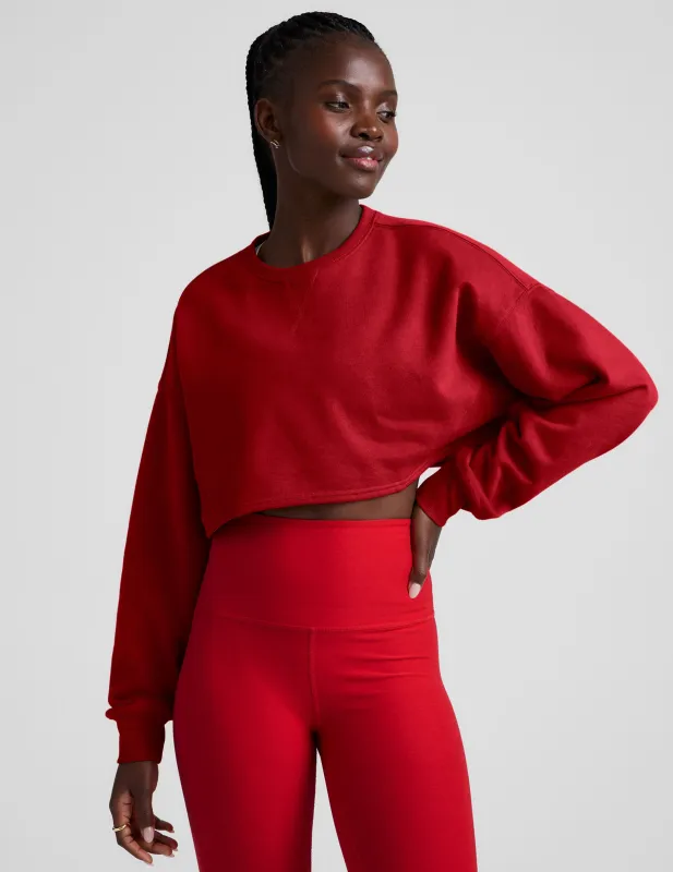 LuxeFleece Cropped Sweatshirt sold by Beyond Yoga