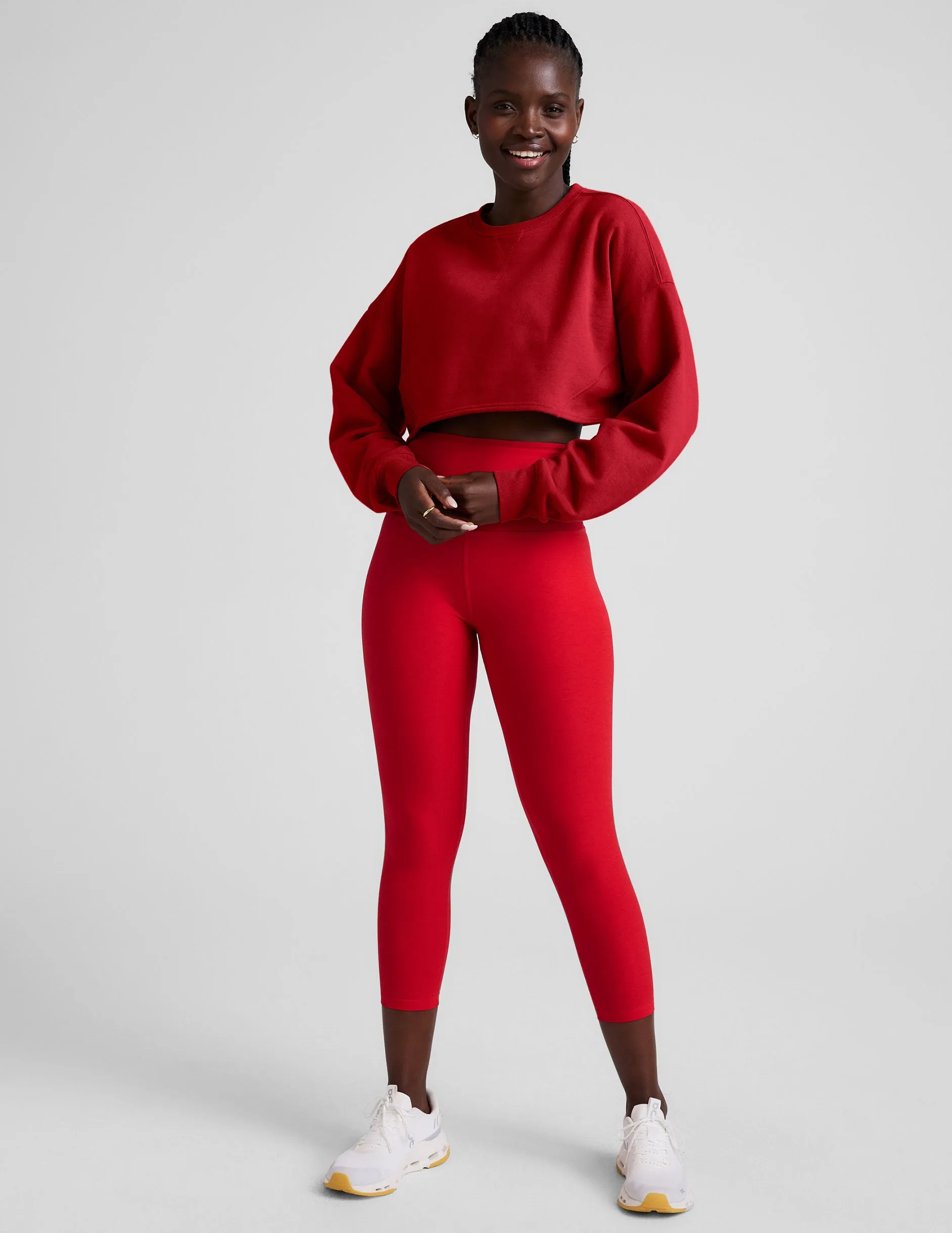 LuxeFleece Cropped Sweatshirt sold by Beyond Yoga product image thumbnail 4