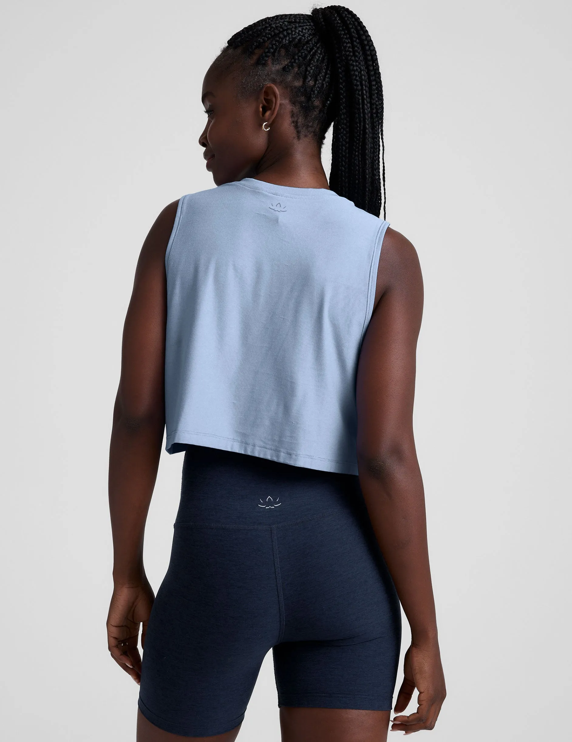 Featherweight Minimal Cropped Tank sold by Beyond Yoga product image thumbnail 3