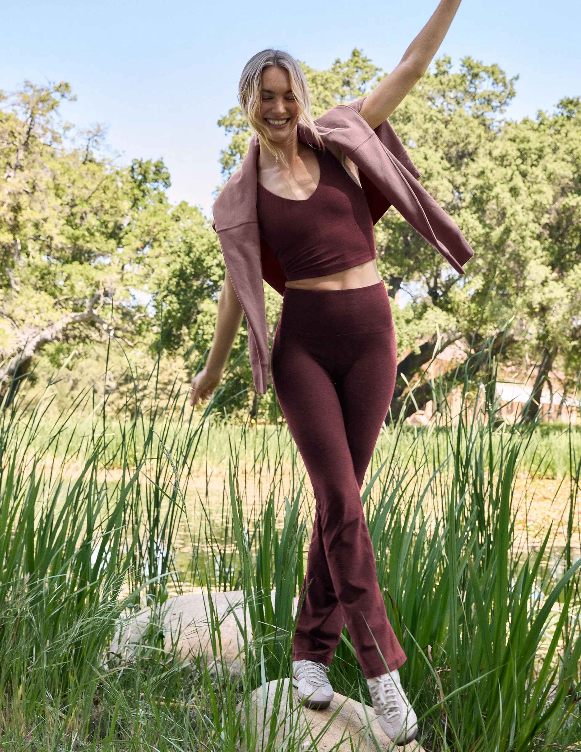 Spacedye™ Good Day Cropped Tank sold by Beyond Yoga