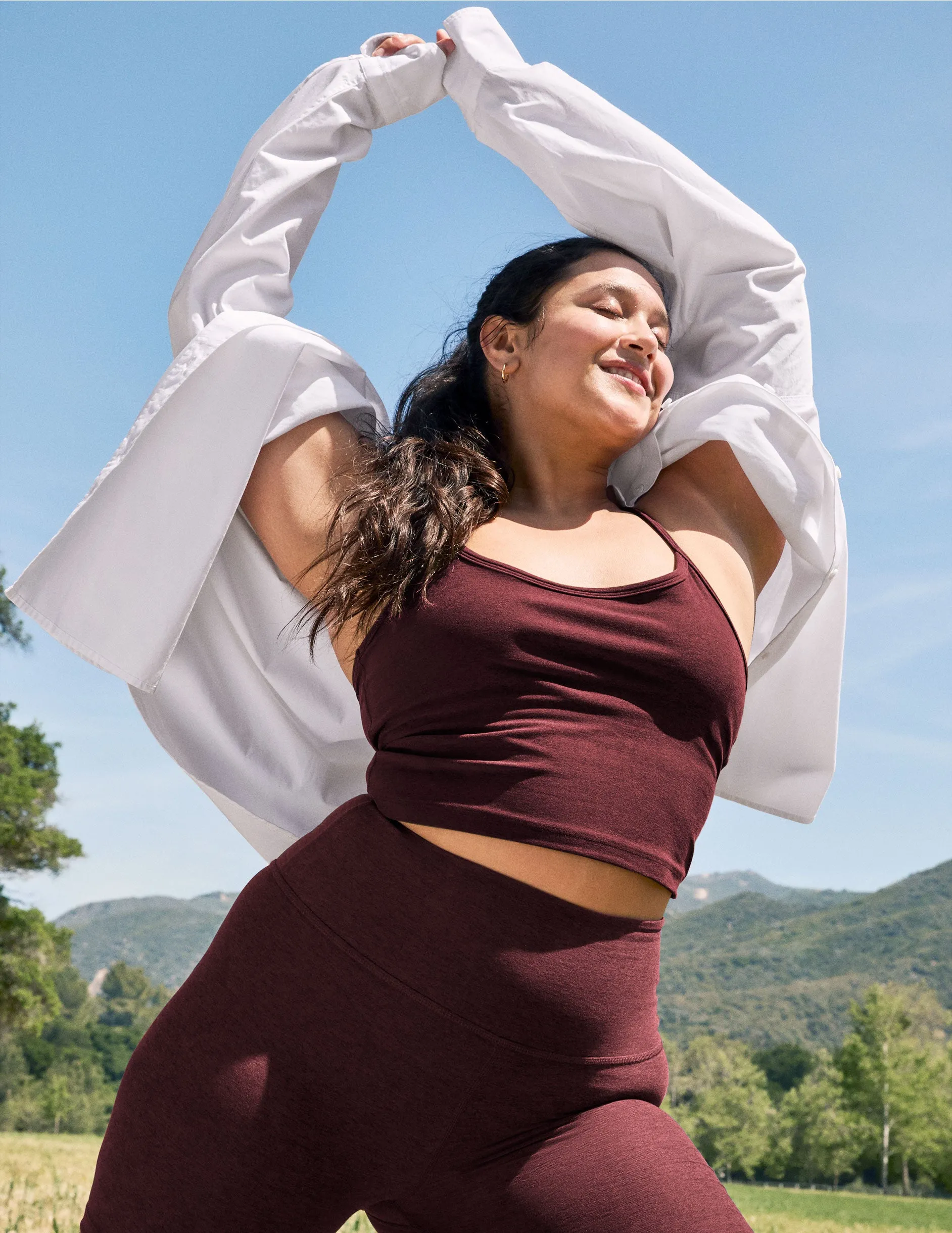 Spacedye Slim Racerback Cropped Tank sold by Beyond Yoga product image thumbnail 2
